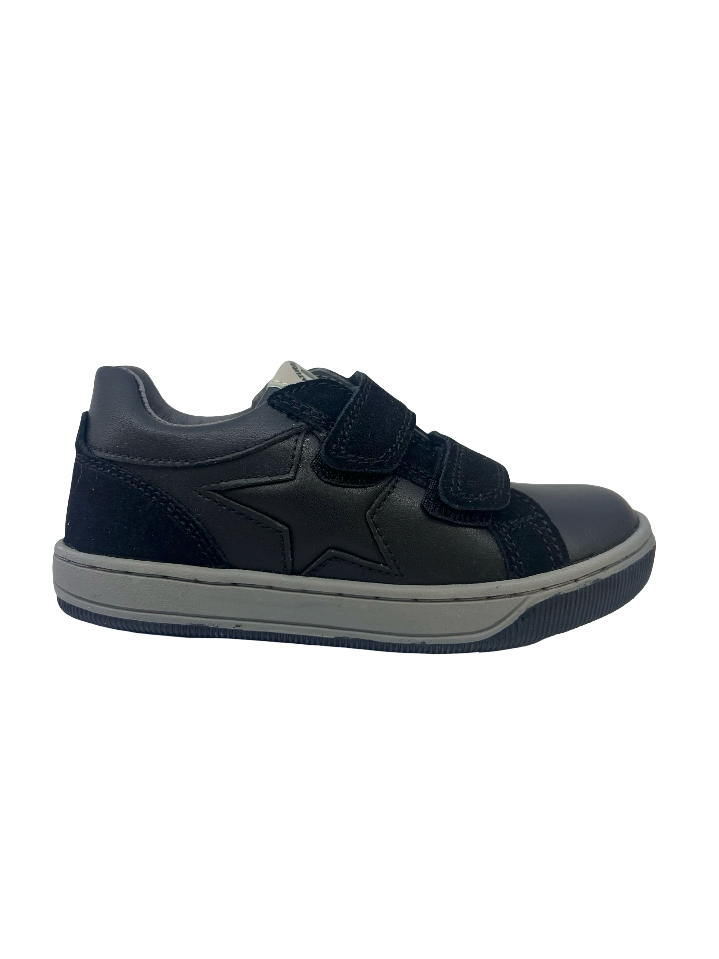 Naturino Black Star Double Velcro Sneaker- Minds