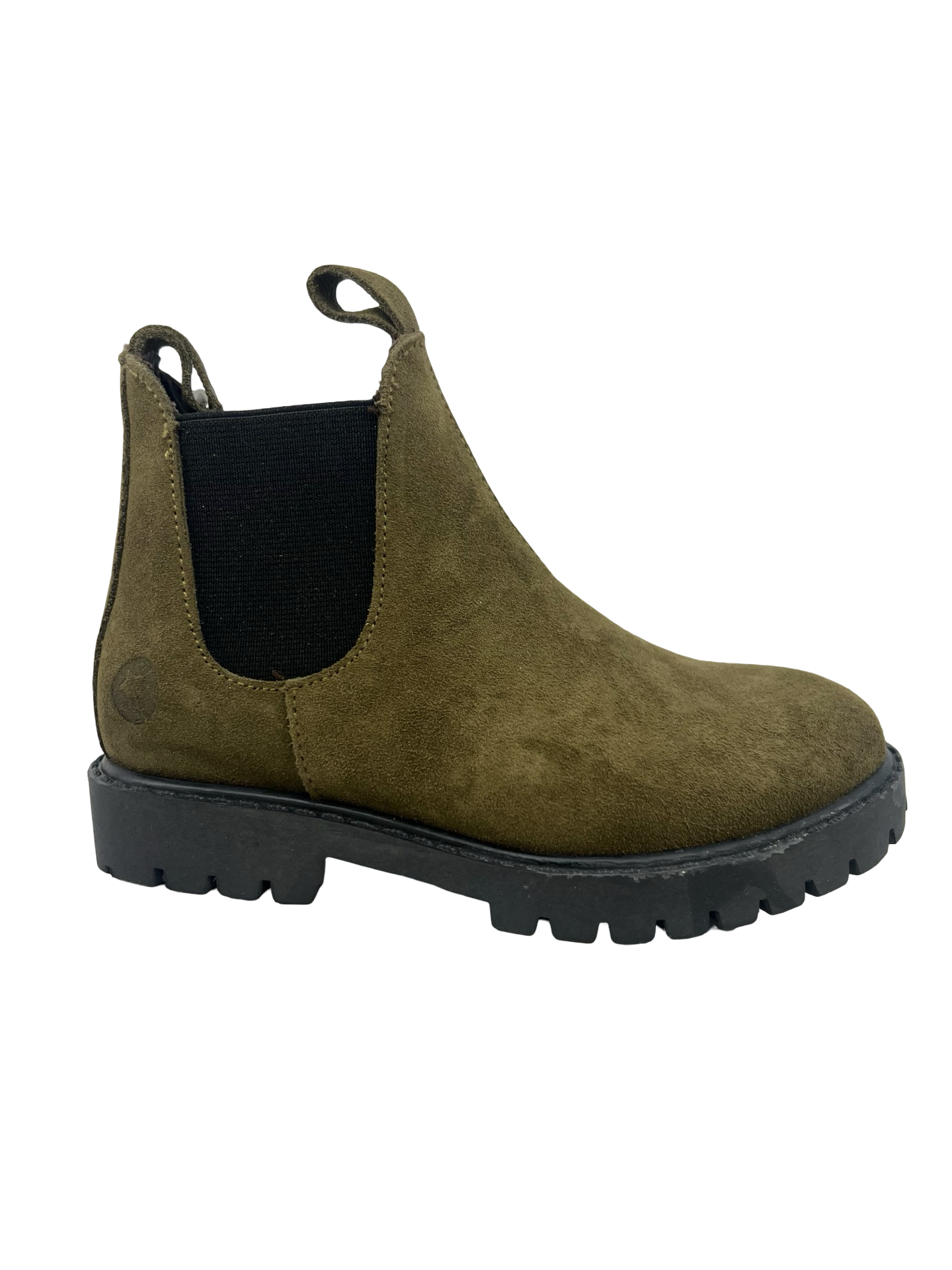LMDI Khaki Suede Chunky Boot