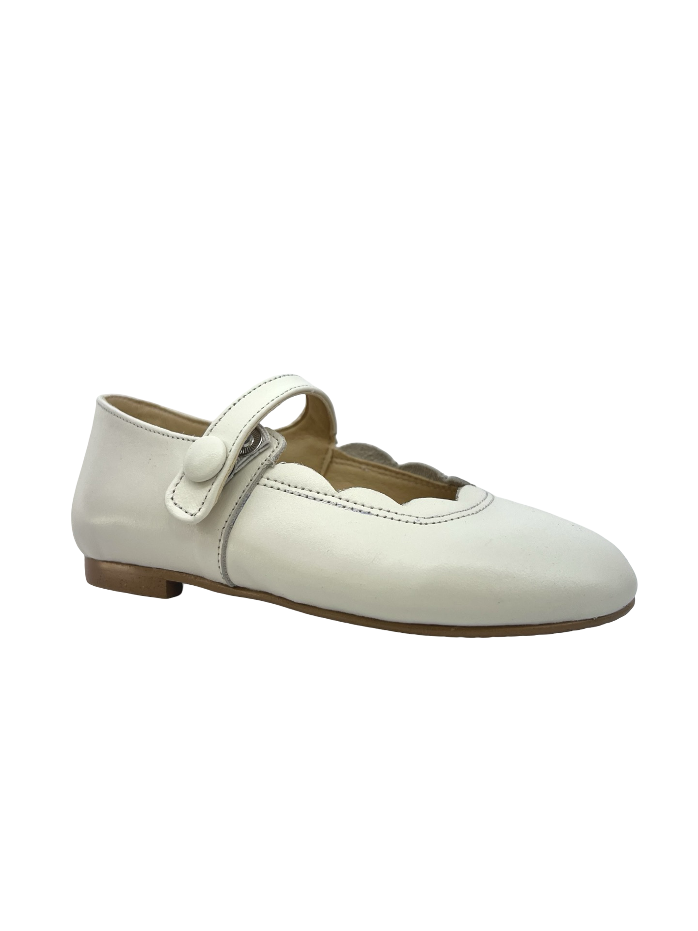 Jolee Ivory Scalloped Mary Jane