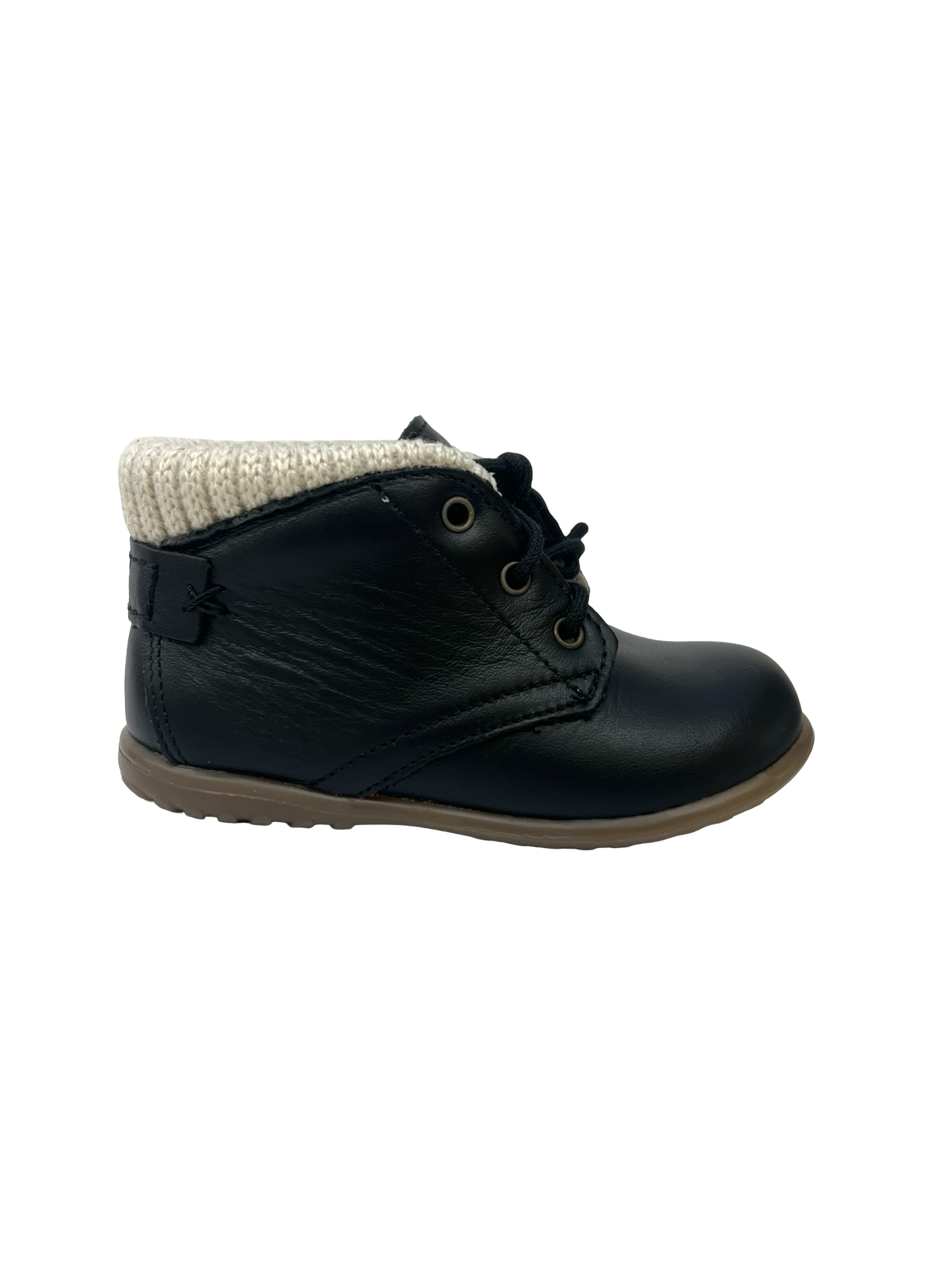 Emel Black Baby Bootie with Cuff