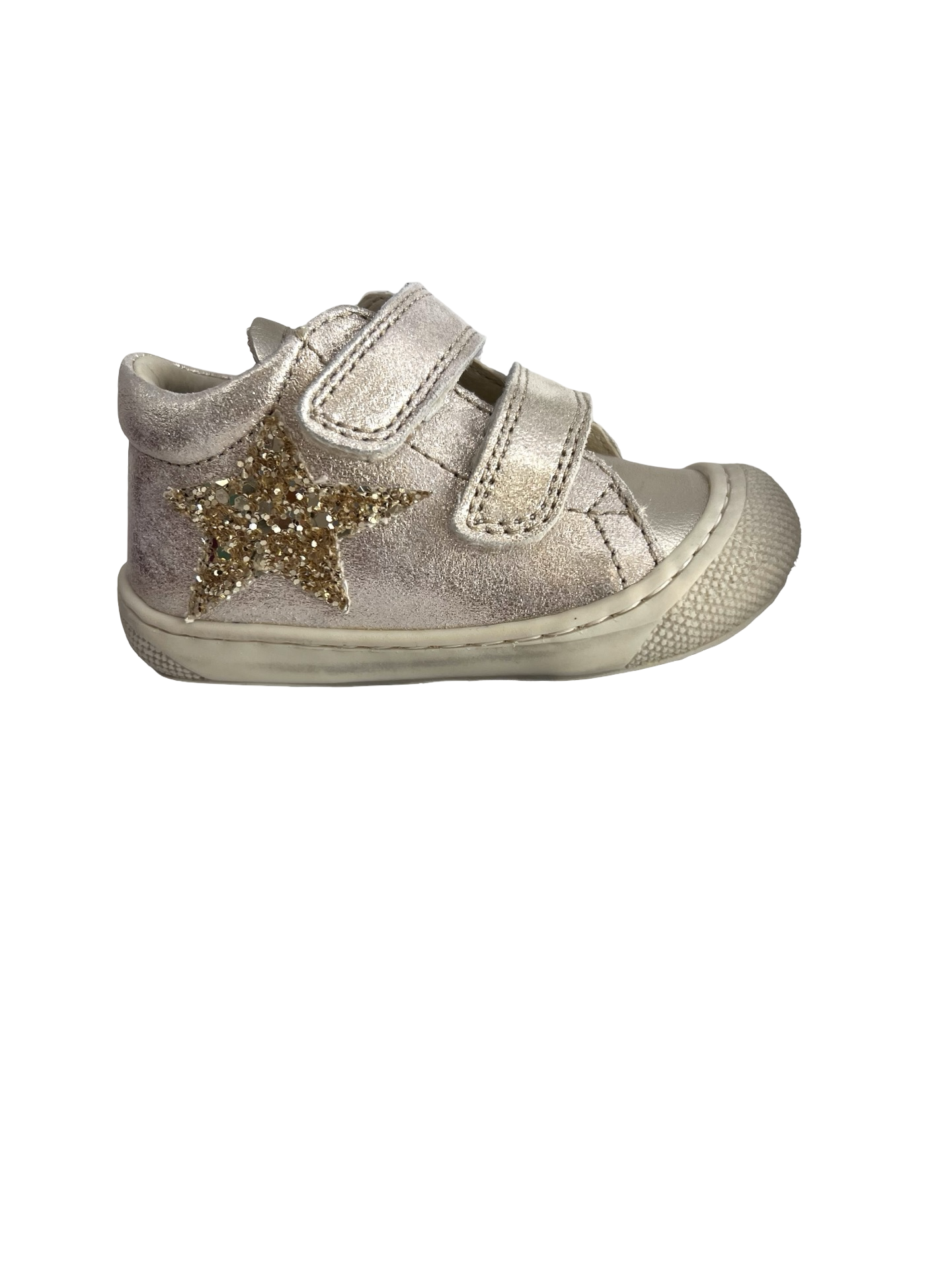 Naturino Platinum Metallic Baby Sneaker - Kolde