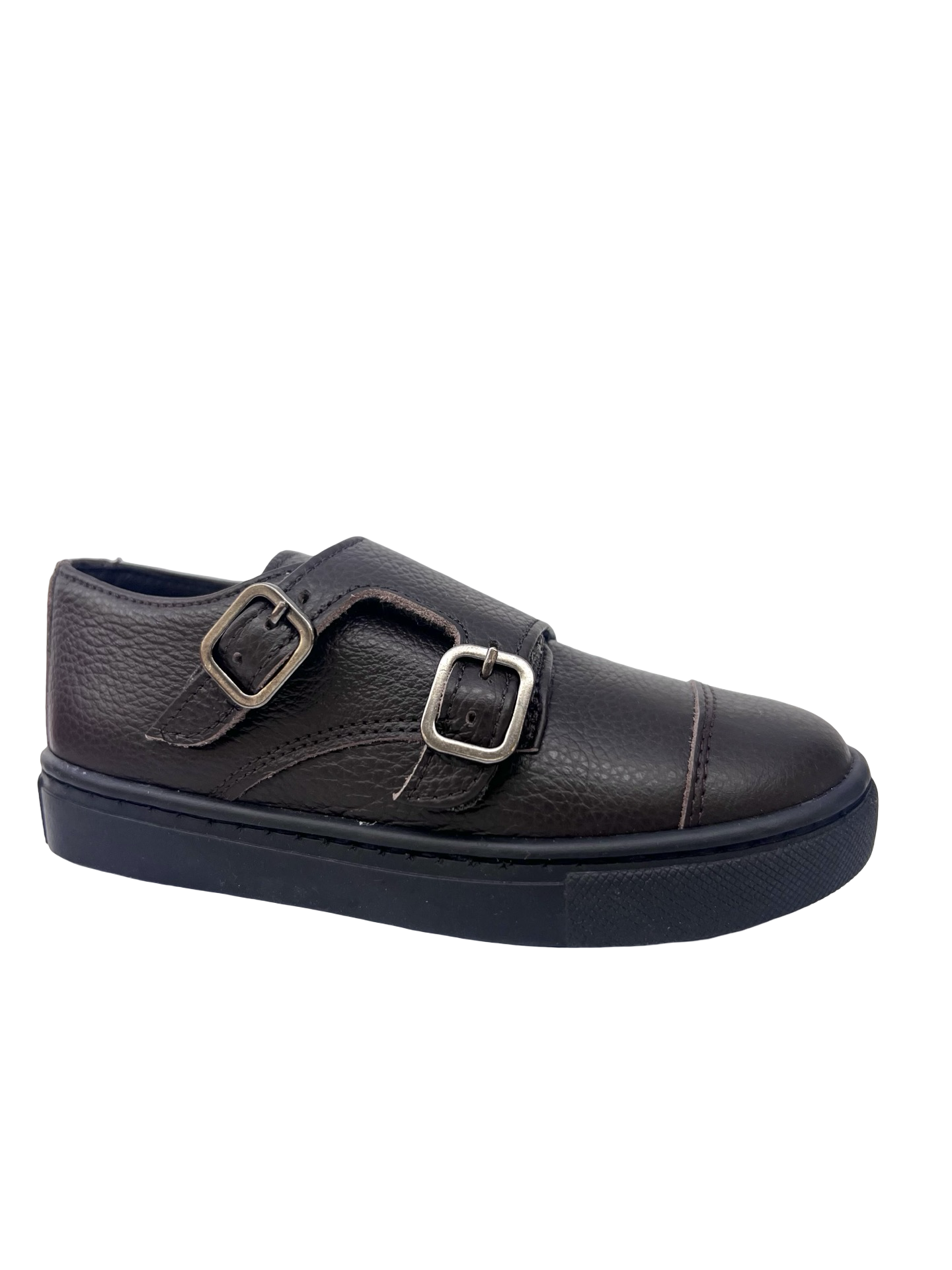 Blublonc Dark Brown Monkstrap Shoe