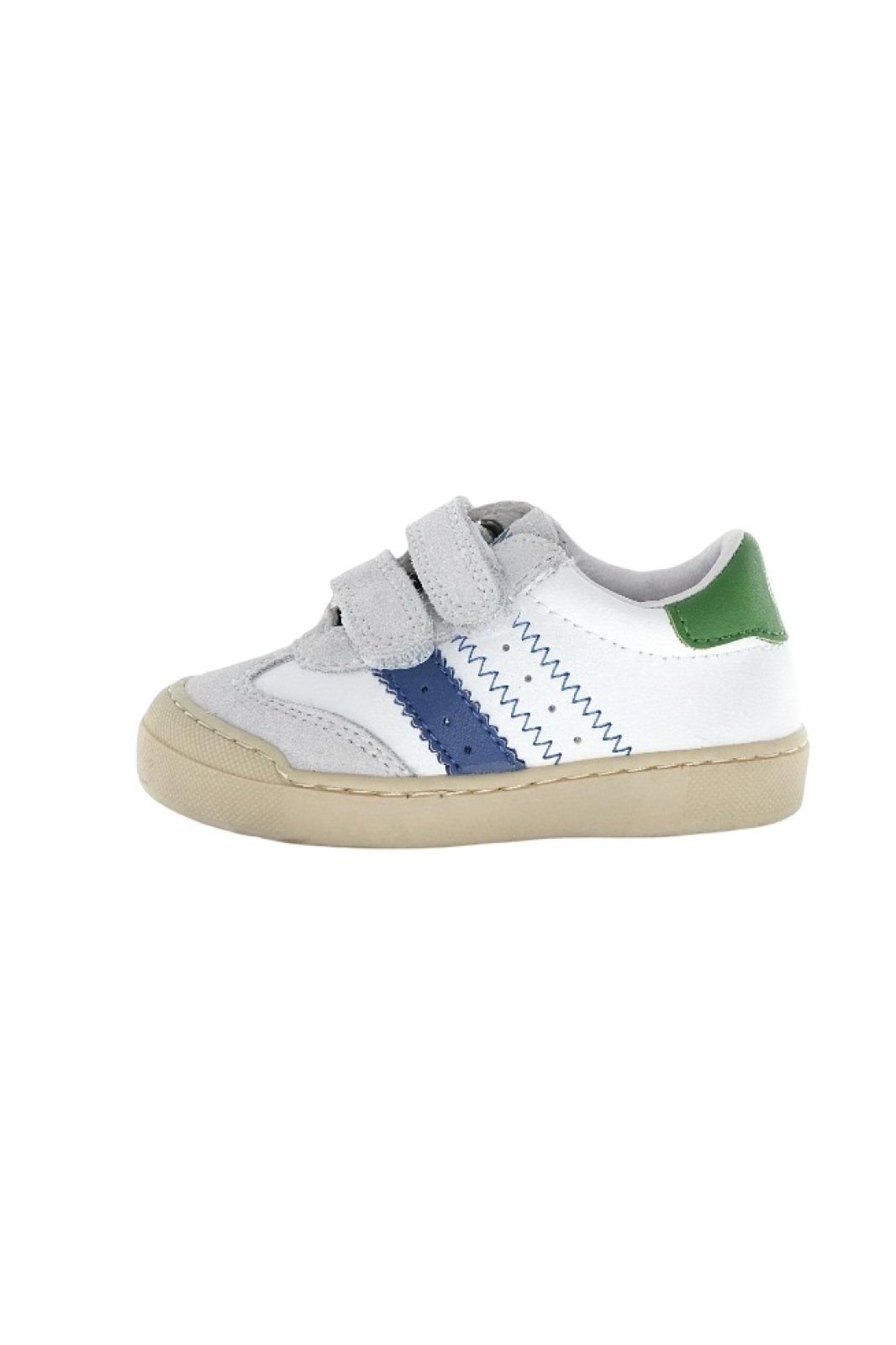 NATURINO RIBY VL. SUEDE/CALF WHITE-AZURE-BASIL