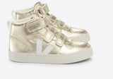 Veja Platinum Hi Top Velcro Sneaker