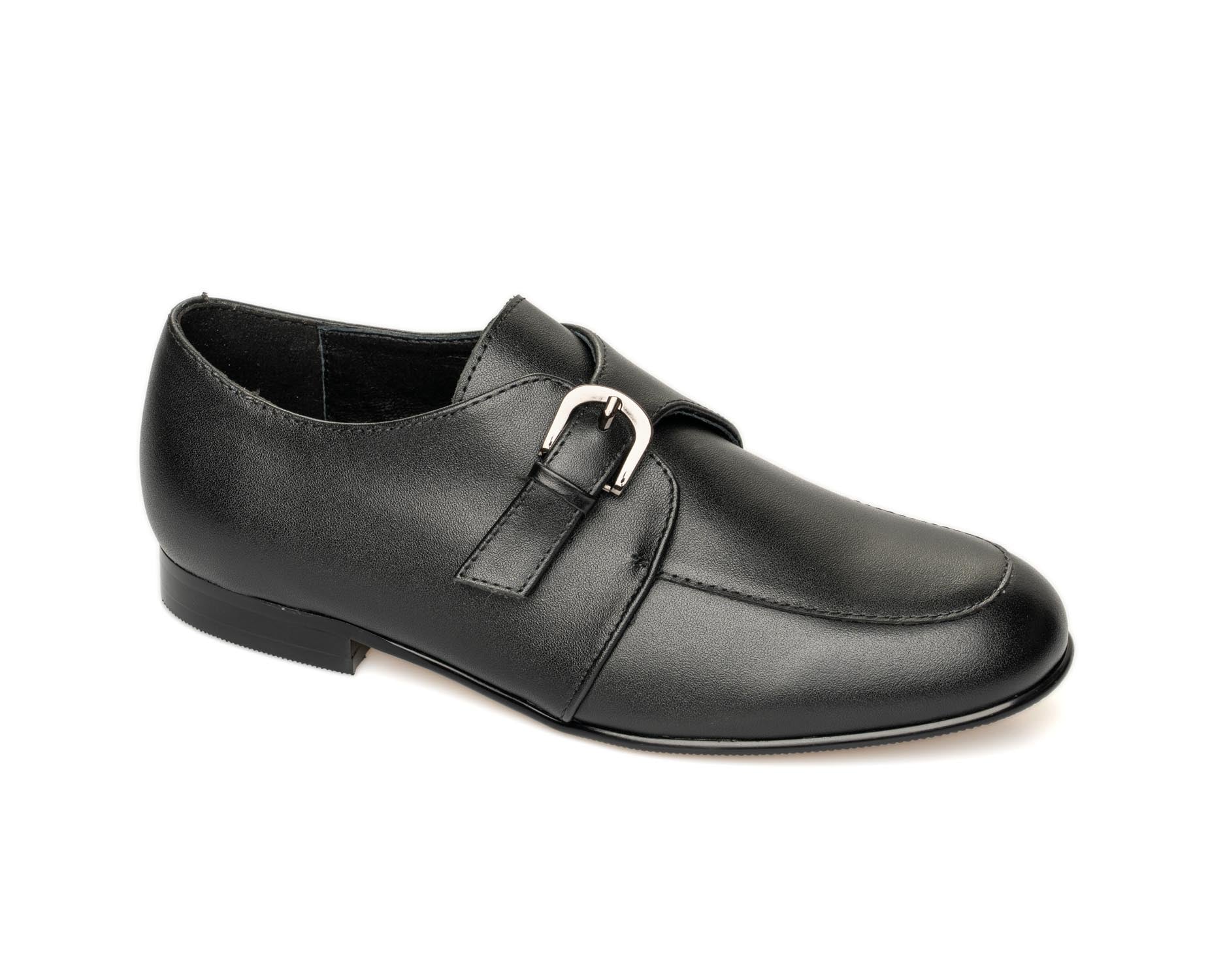 Venettini Black Buckle Dress Shoe  10