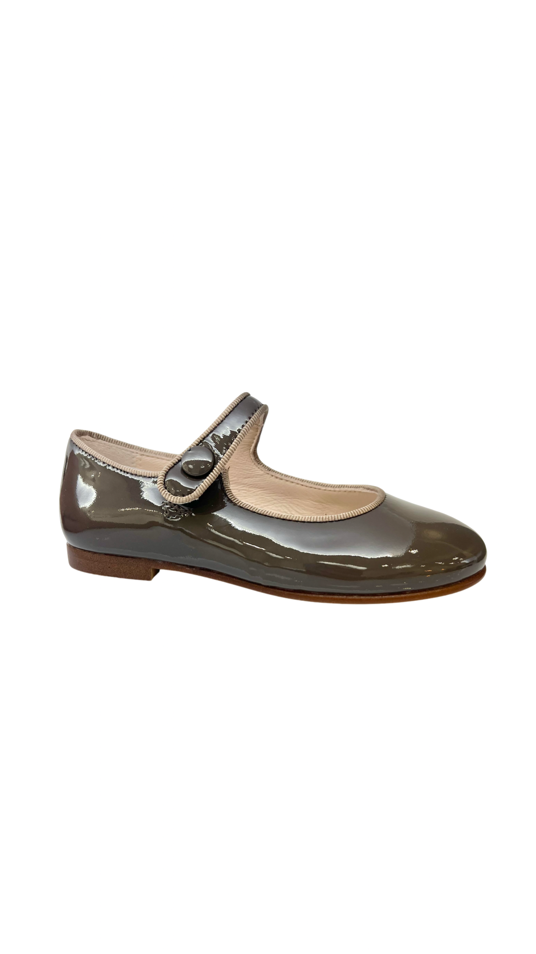 Beberlis Mink Patent Mary Jane