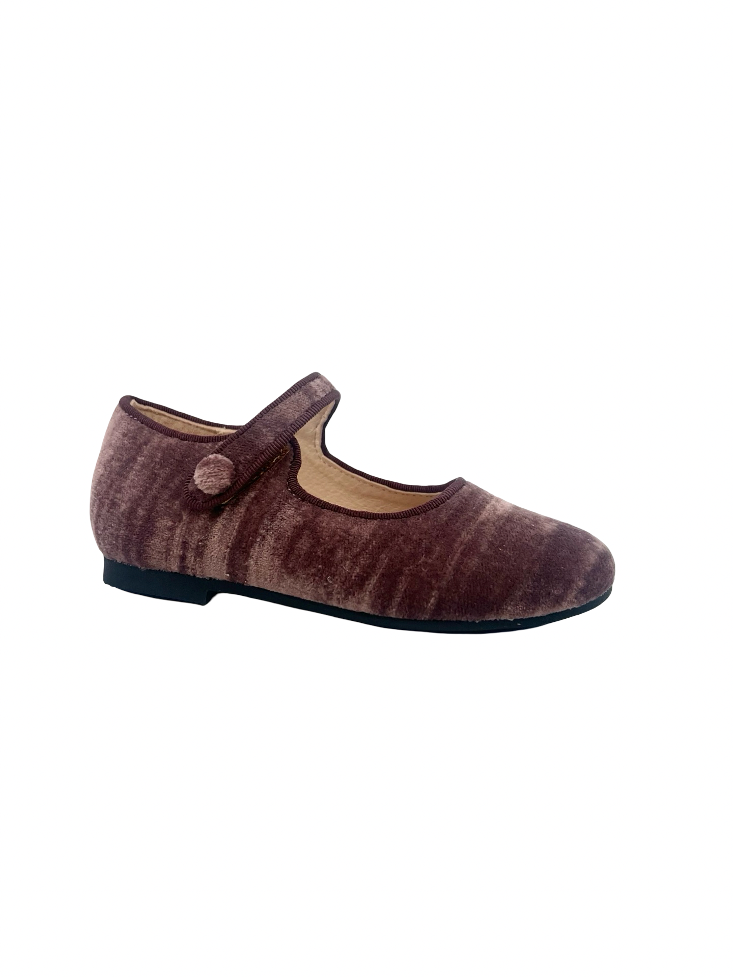 Uniq Pink Wave Velvet Mary Jane