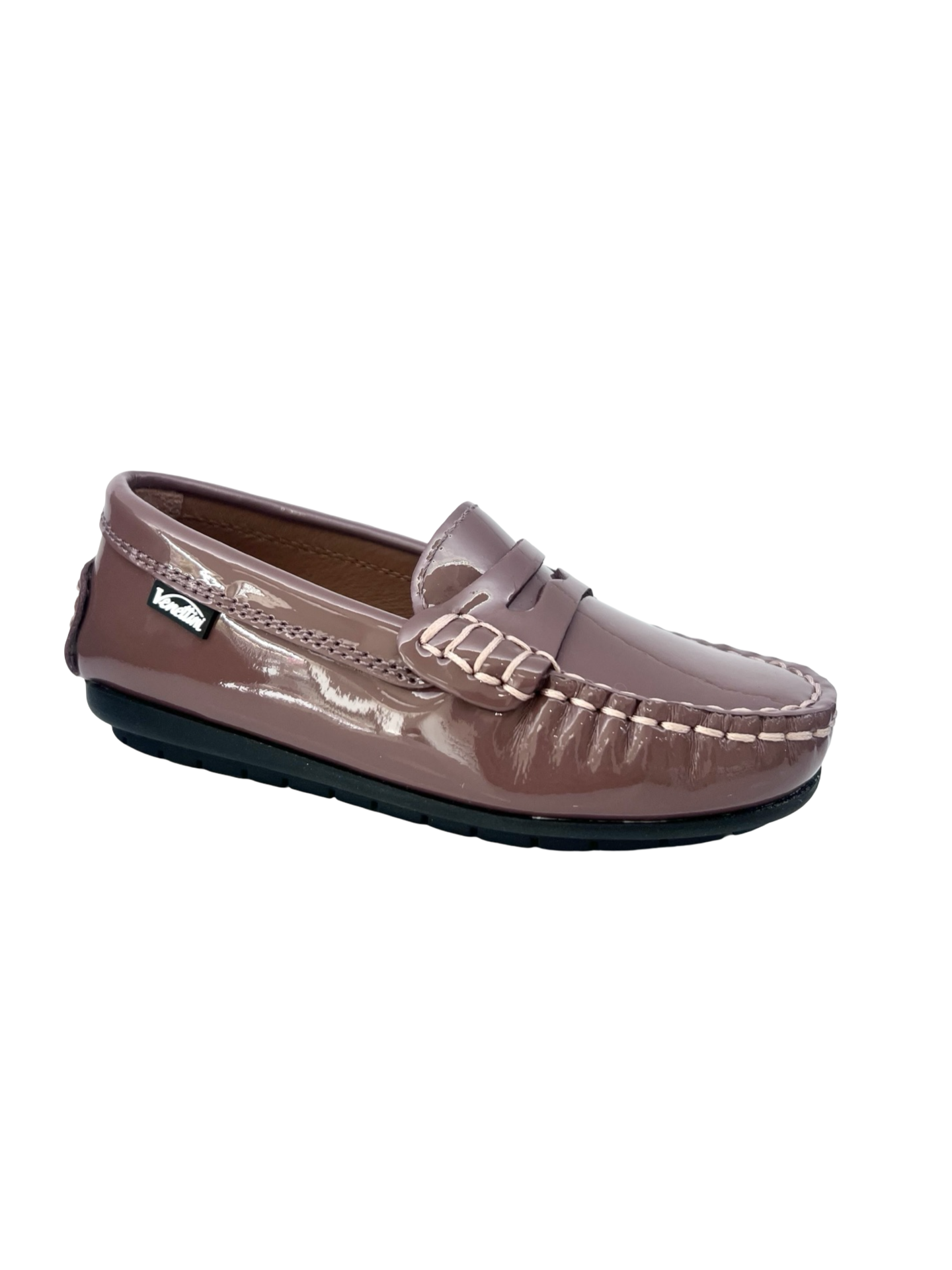 Venettini Mauve Patent Penny Loafer  3