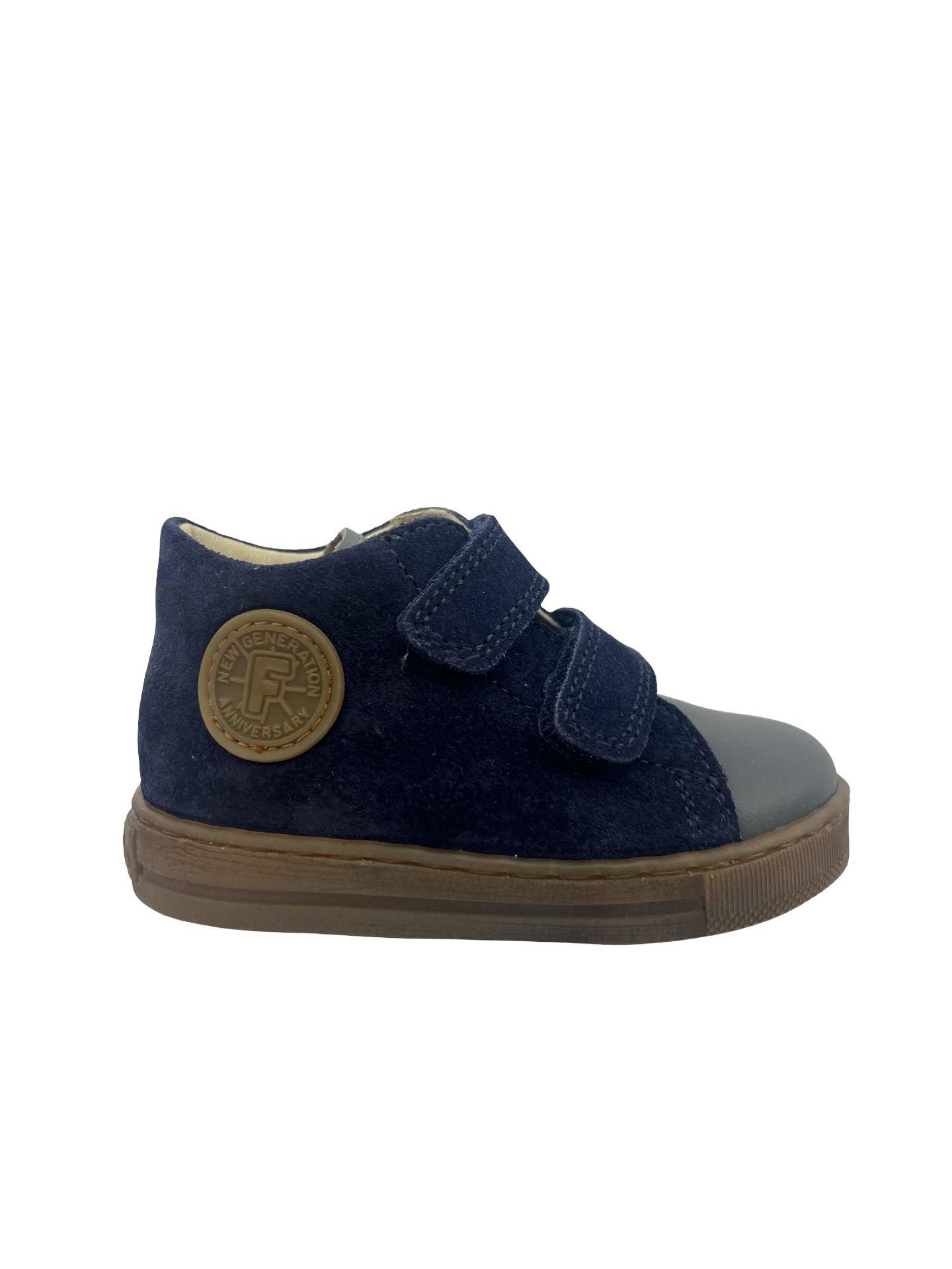 Falcotto Navy-Gray Double Velcro Sneaker- Michael