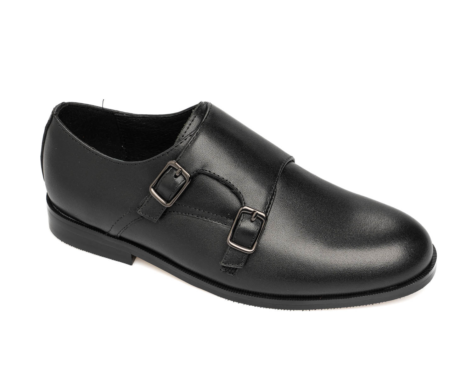 Venettini Black Double Velcro Dress Shoe- Clint B