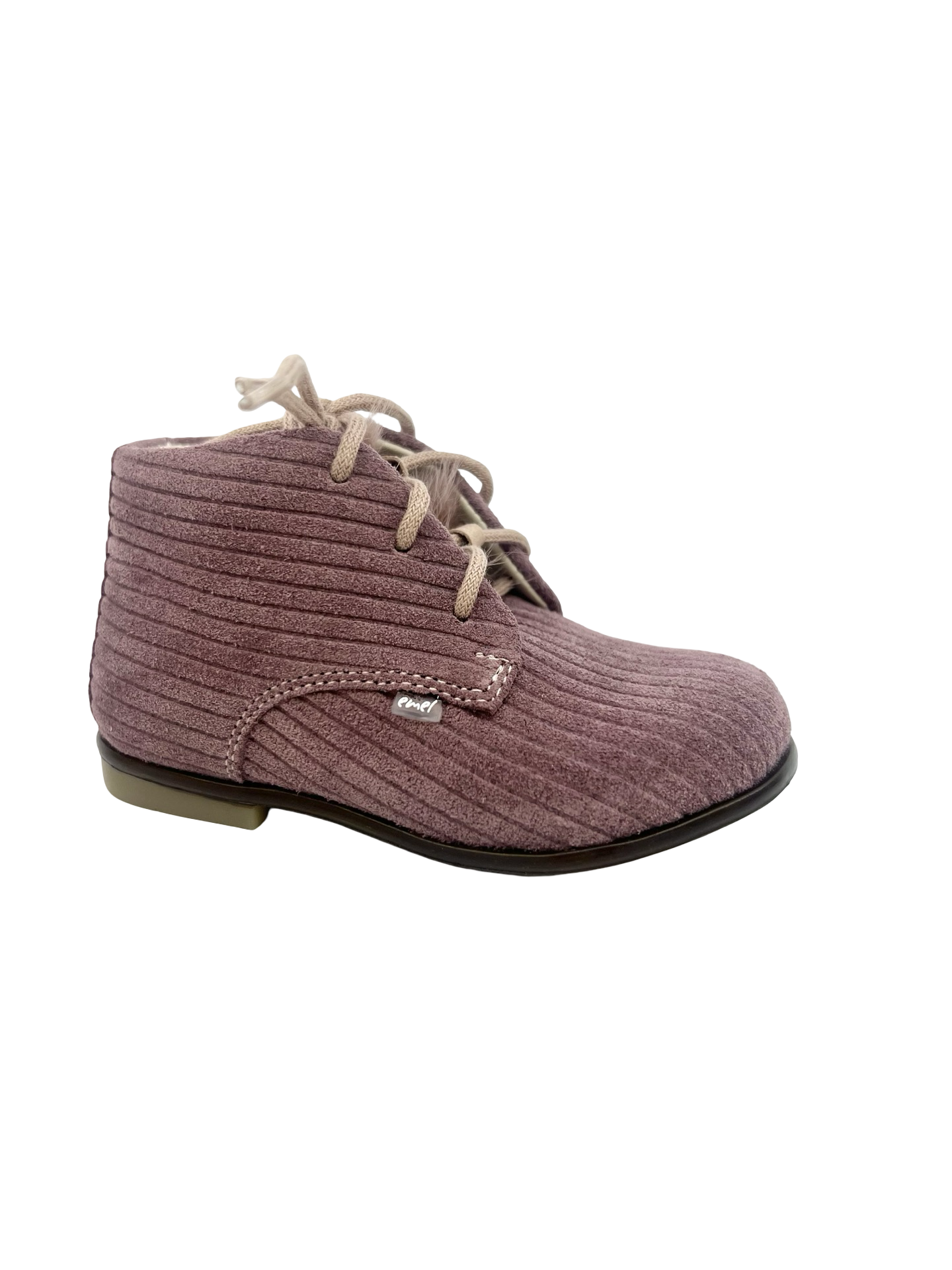 Emel Rose Cordouroy Baby Bootie with Removable Poms