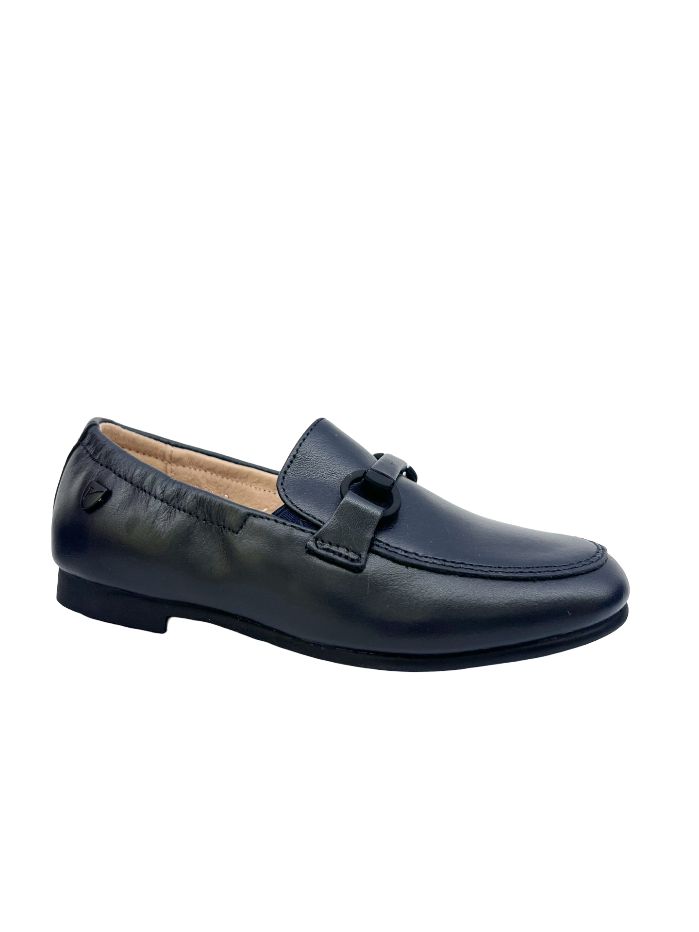 Venettini Navy Elastic Chain Loafer   14