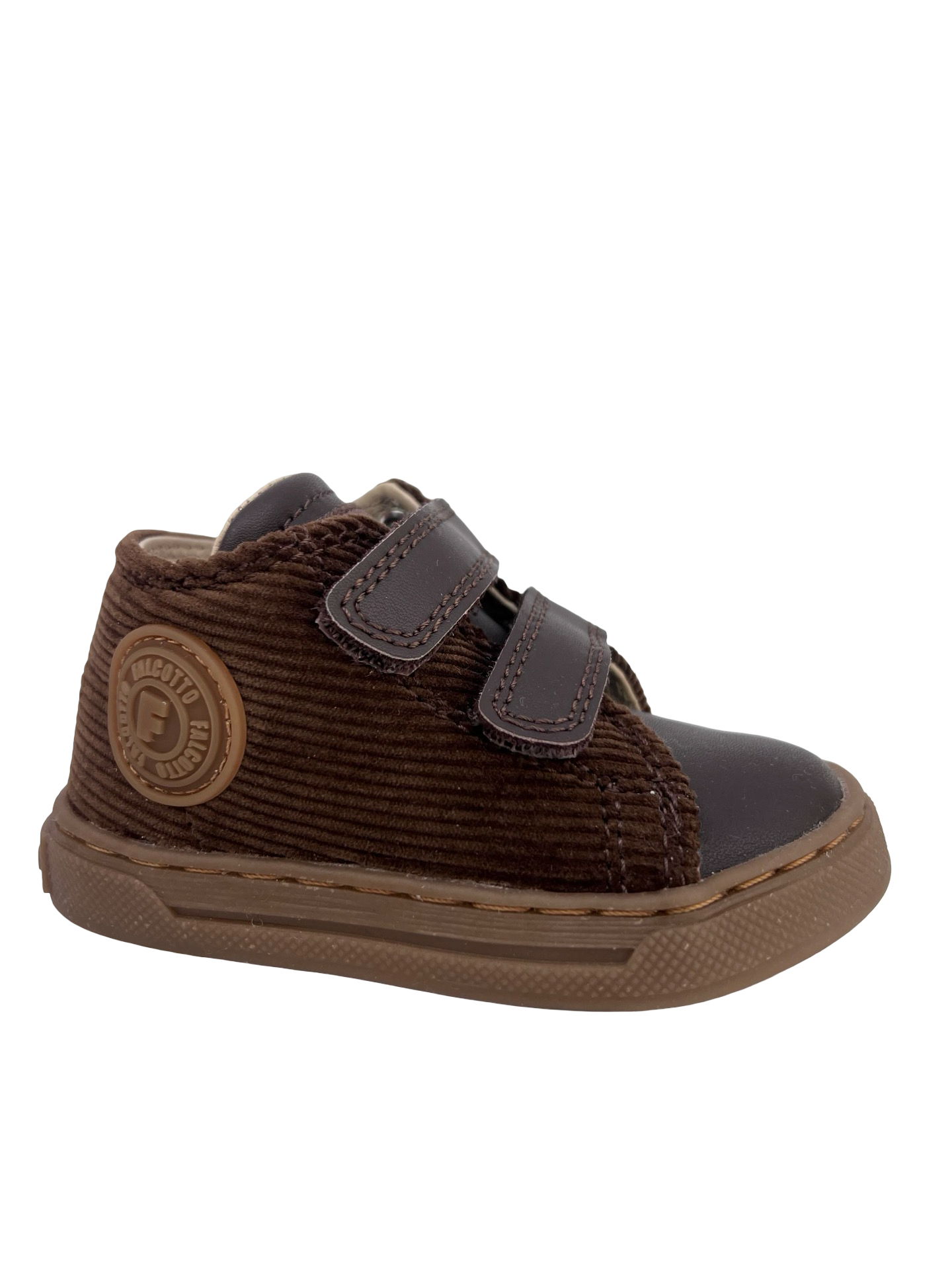Falcotto Dark Brown Corduroy Baby Sneaker - Michael 3