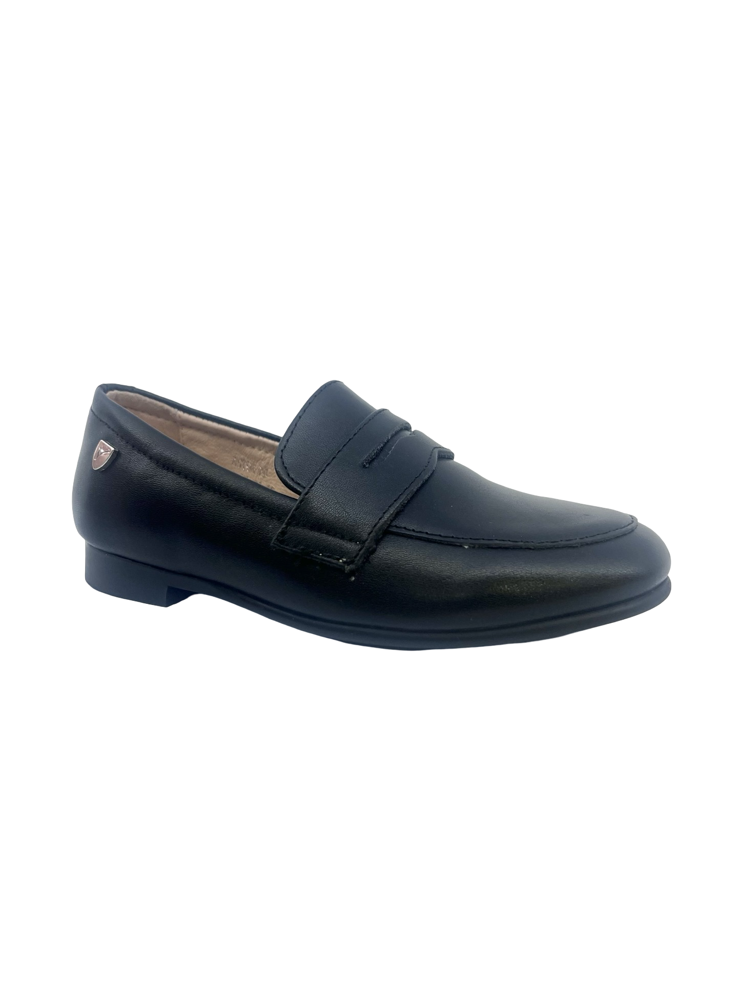 Venettini Black Elastic Penny Loafer   12