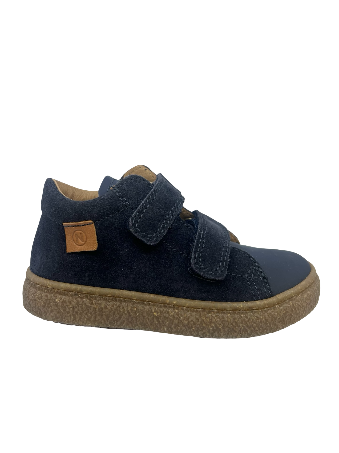 Naturino Navy Suede Hi Top Sneaker- Albus