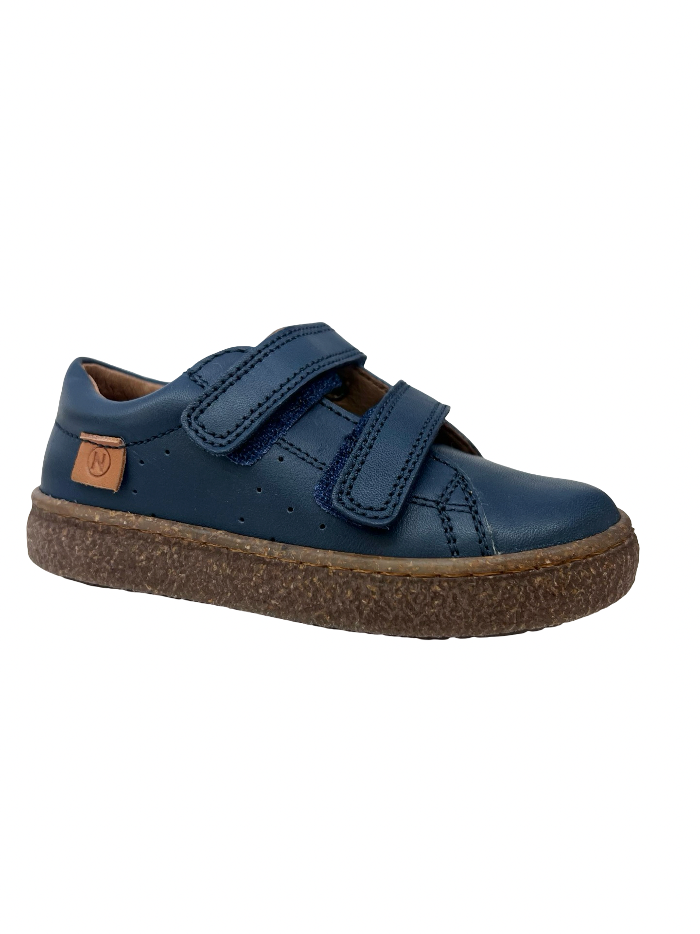 Naturino Navy Double Velcro Sneaker - Carex