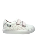 Venettini Pink Hearts White Sneaker