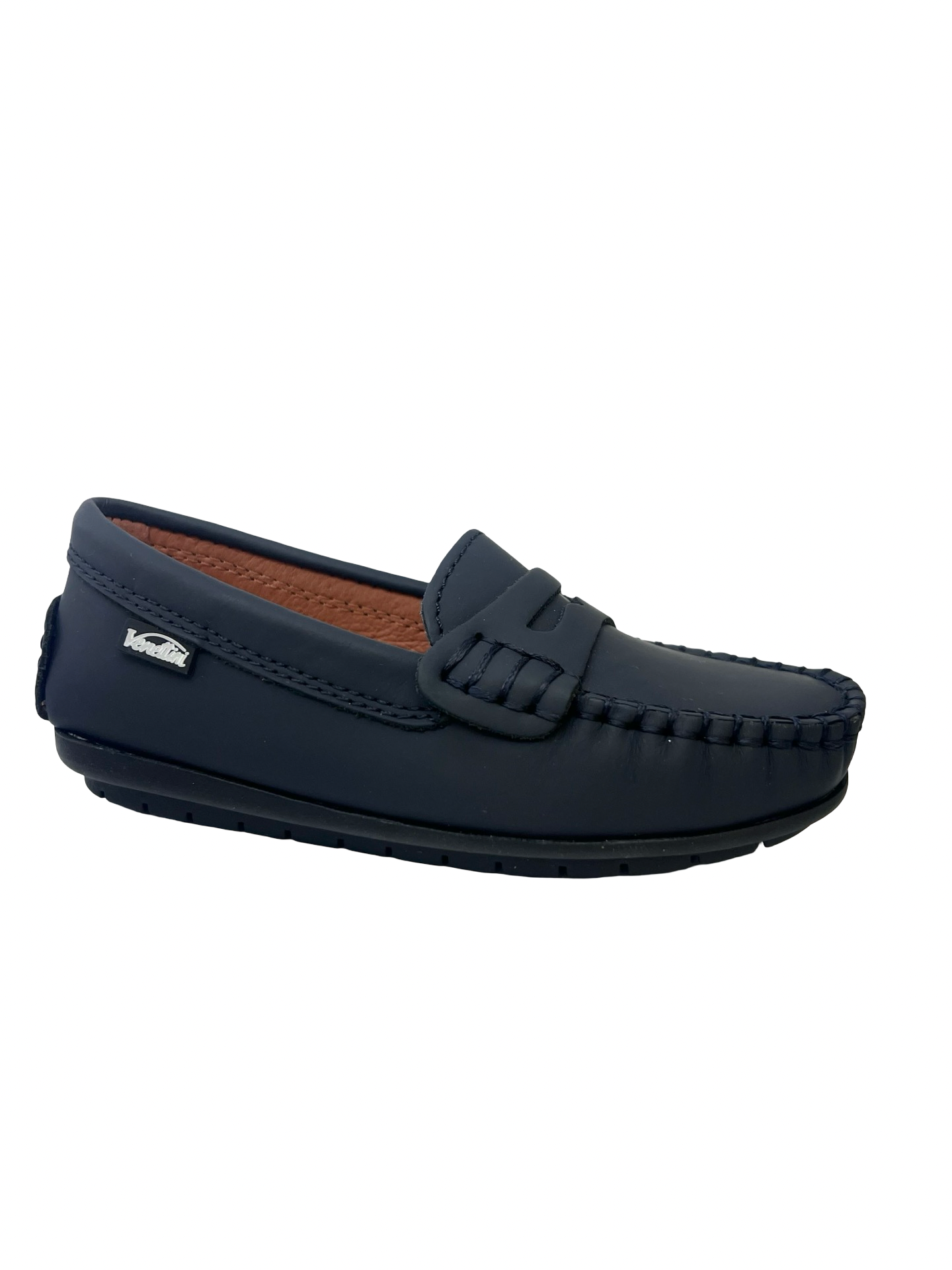 Venettini Navy Gum Penny Loafer- Reese 2