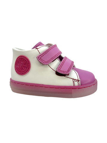 FALCOTTO MICHAEL 2 CALF WHITE-DEEP PINK