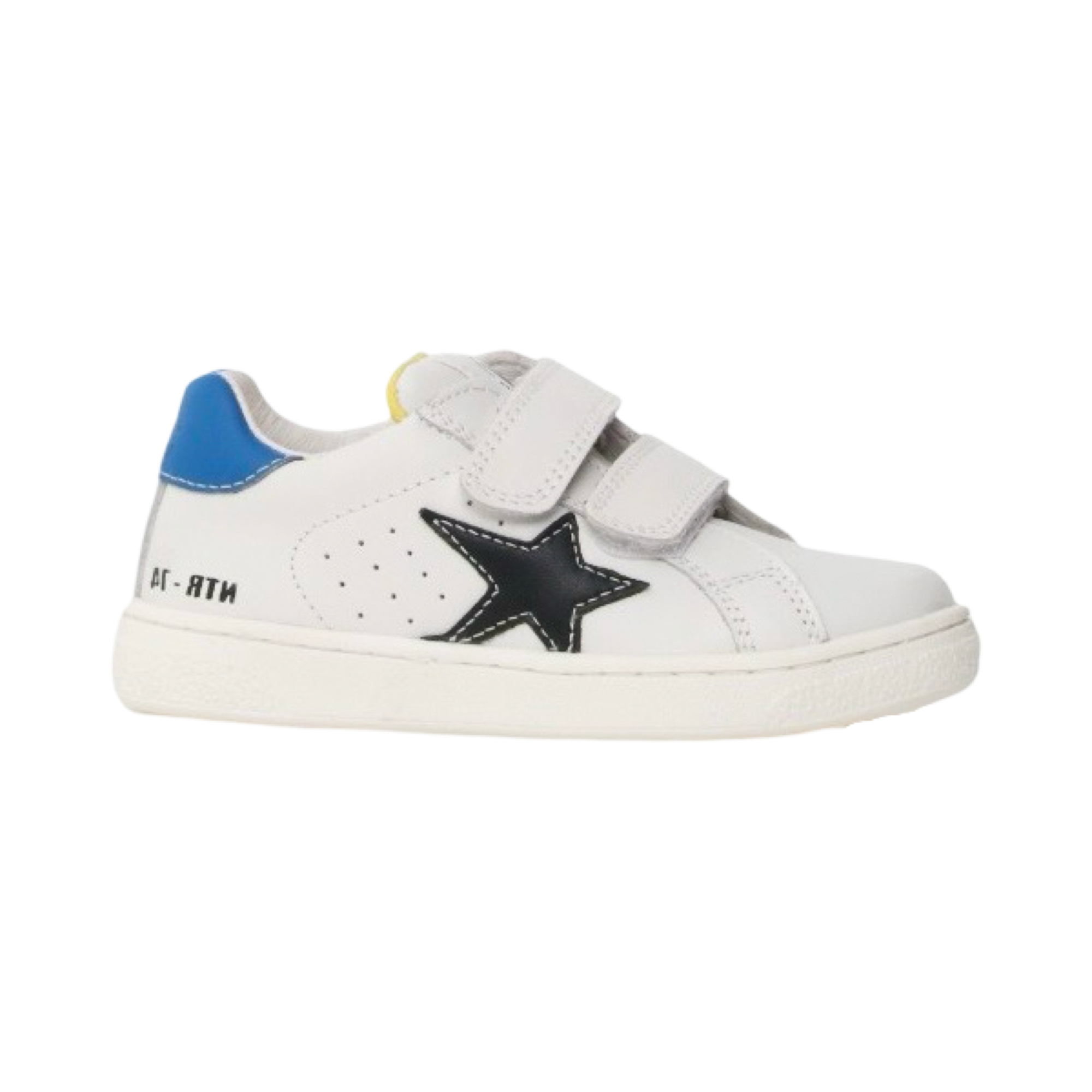 Naturino Black Oltremare Double Velcro Sneaker- Pinn