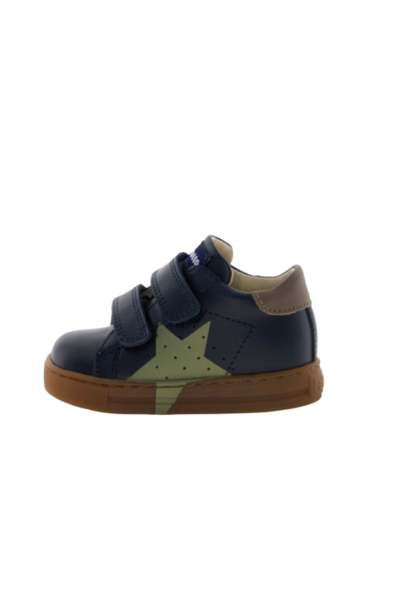 Falcotto Navy - Khaki Star Sneaker - Salazar
