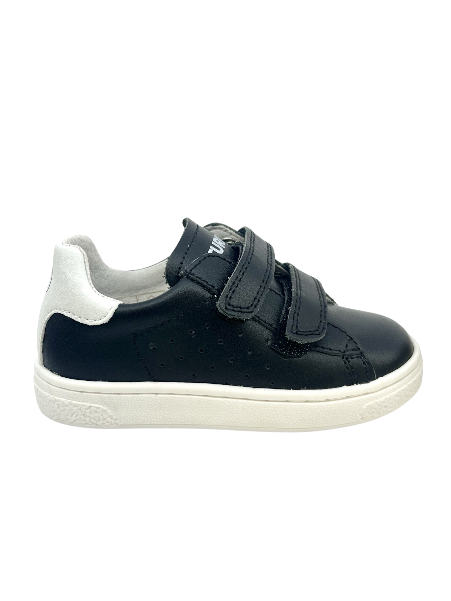 Naturino Black Double Velcro Sneaker - Hasselt