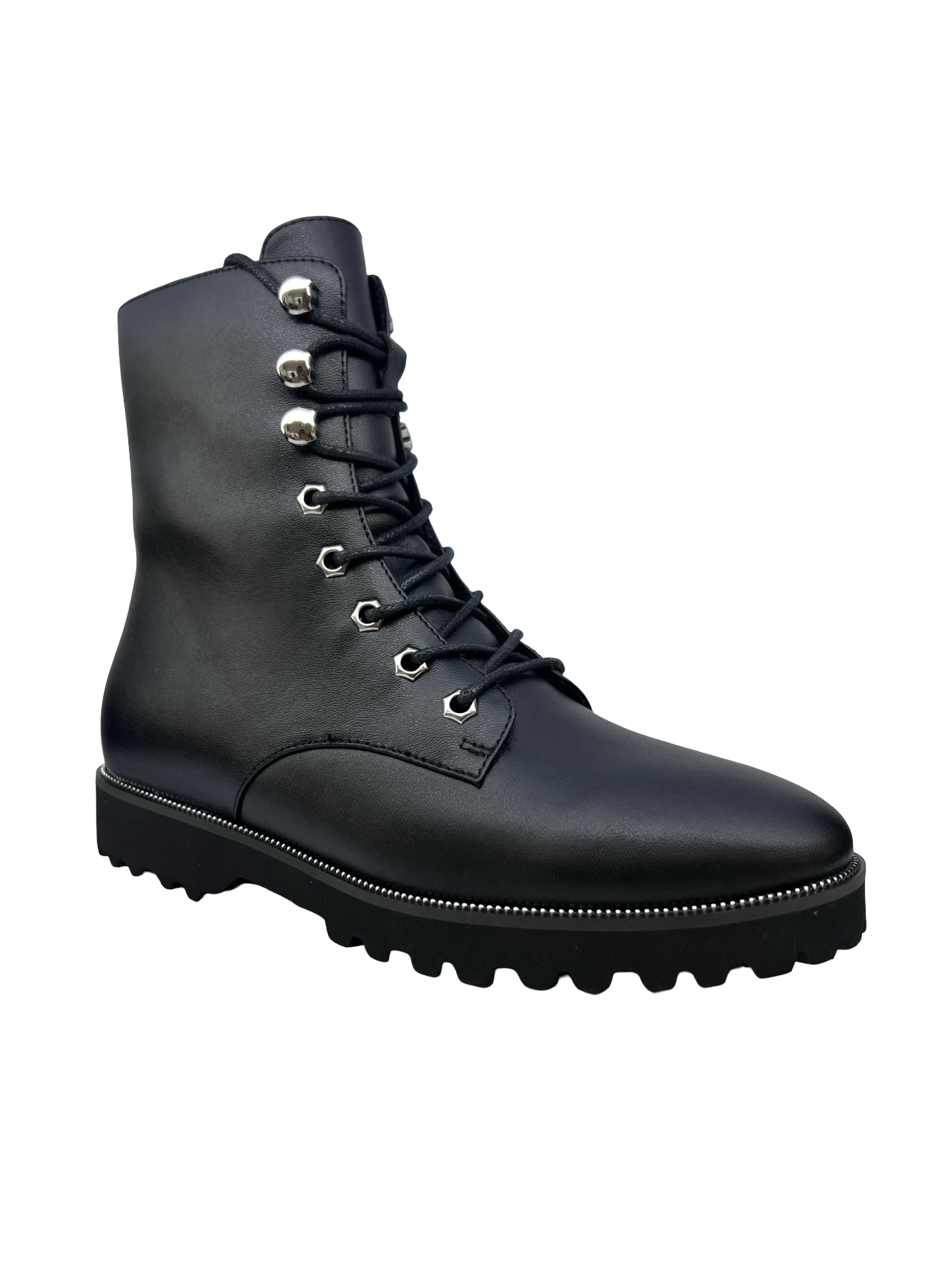 Gigi Black Lace Up Bootie