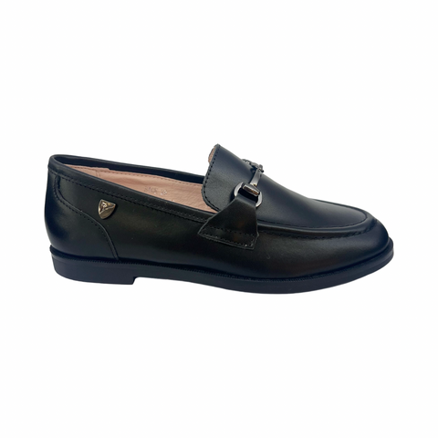 Venettini Black Chain Loafer