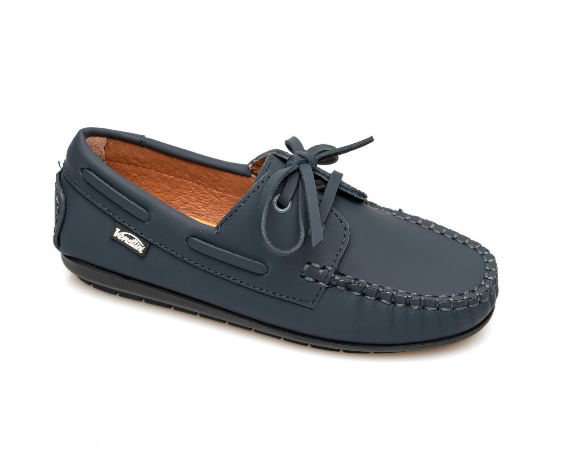Venettini Navy Gum Boat Shoe