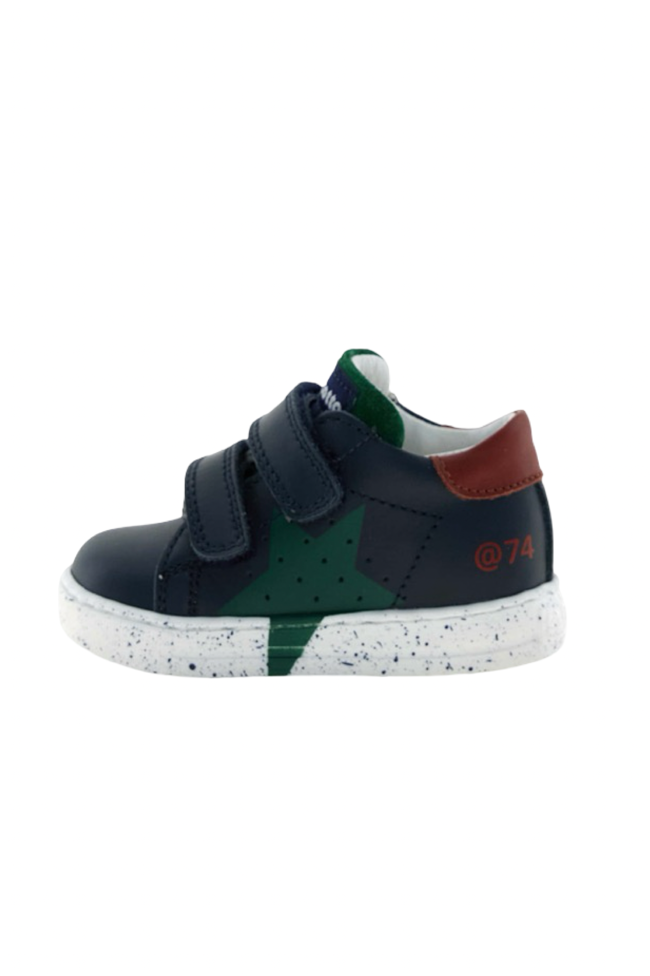 Falcotto Navy - Green Star Sneaker - Salazar