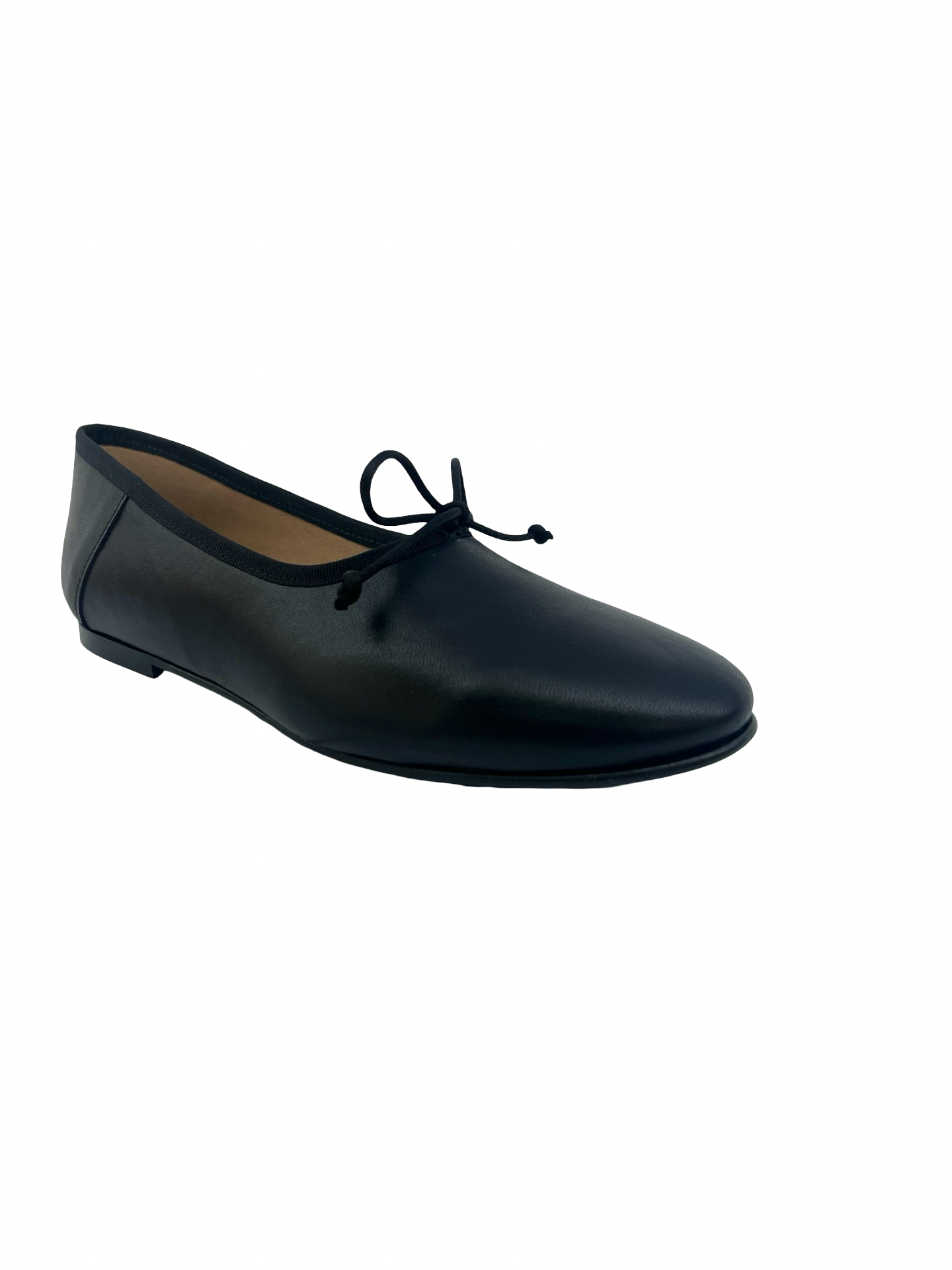 Maria Catalan Black Hi Cut Ballet Flat
