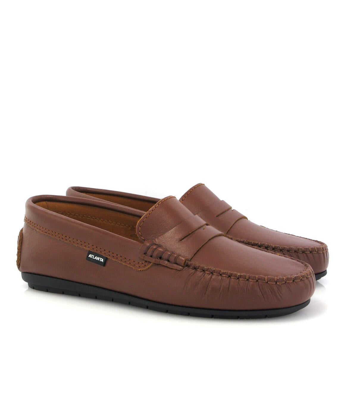 Atlanta Mocassin Camel Penny Loafer