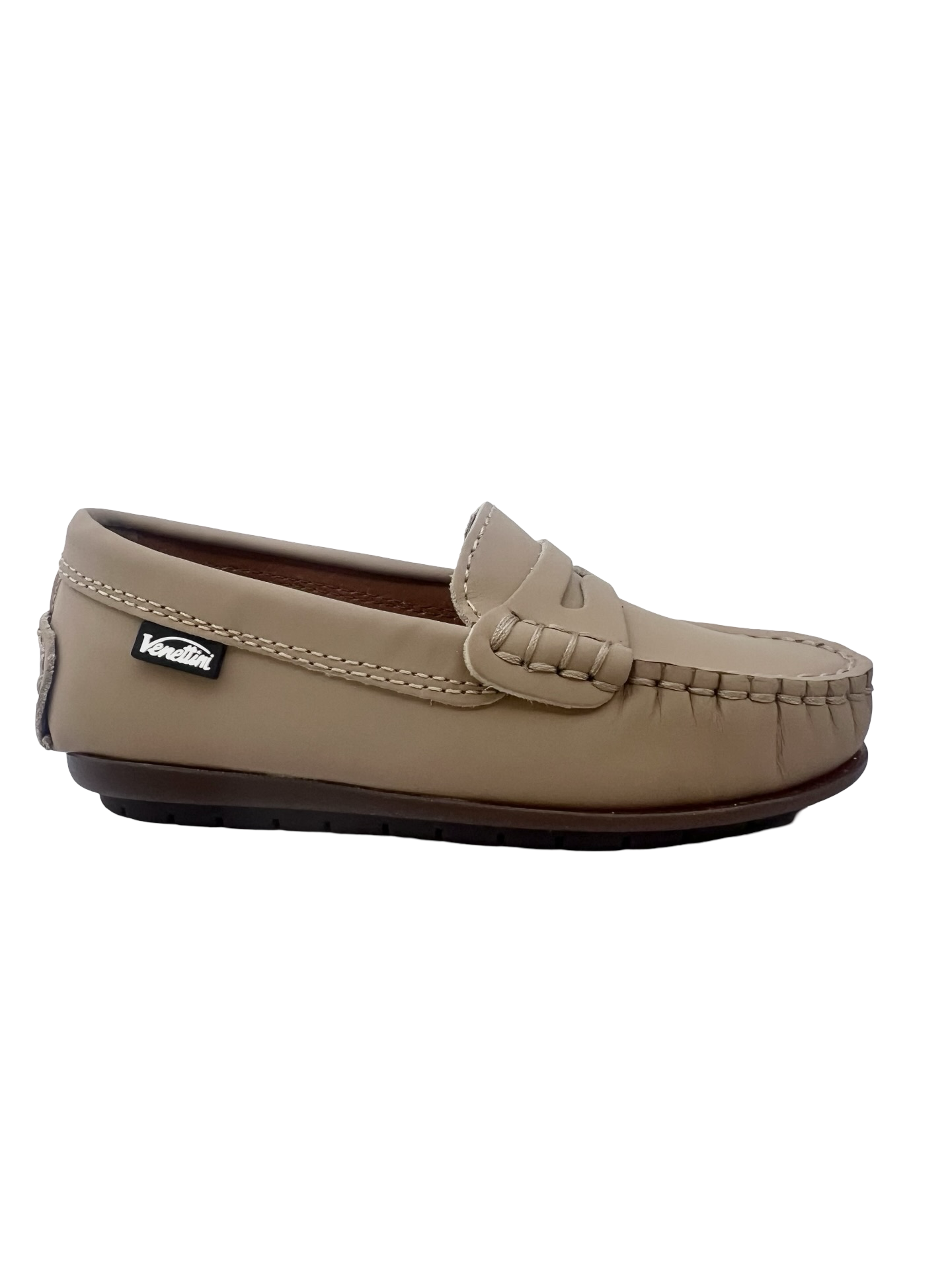 Venettini Tan Gum Penny Loafer