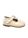 Blublonc Rose Patent Baby T Strap