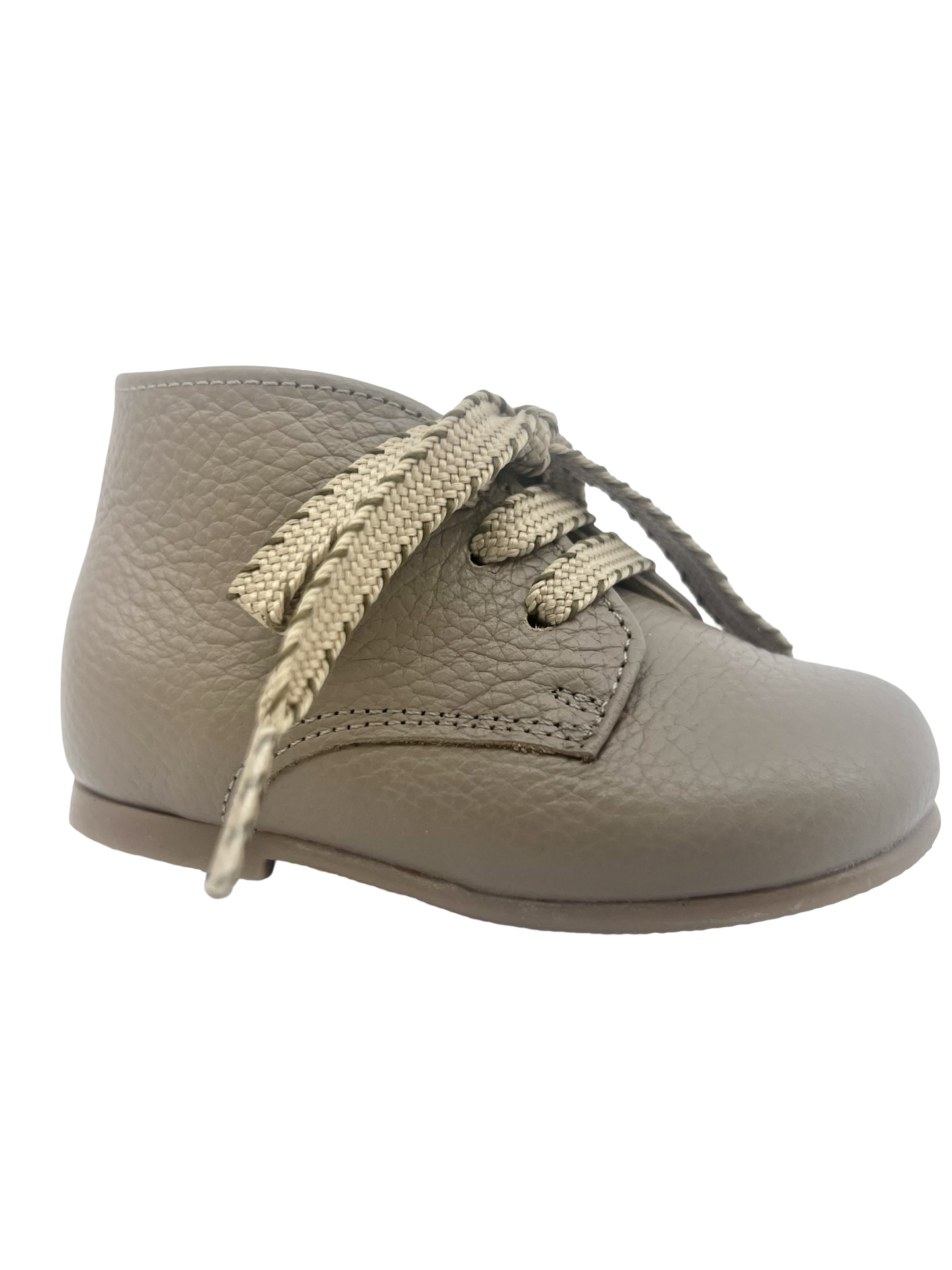 Blublonc Taupe Pebbled Baby Shoe