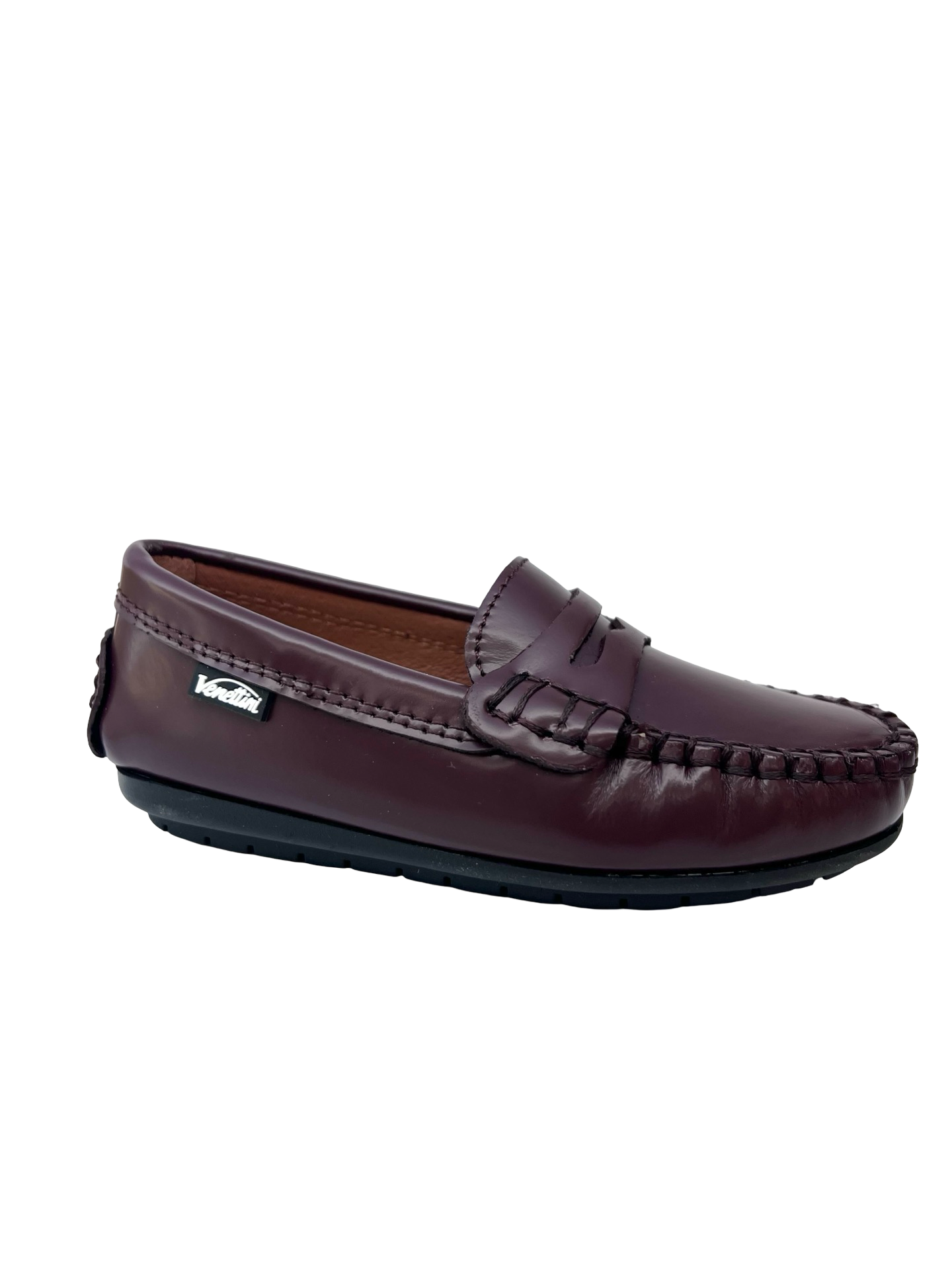 Venettin Bordeaux Hi Shine Penny Loafer  4