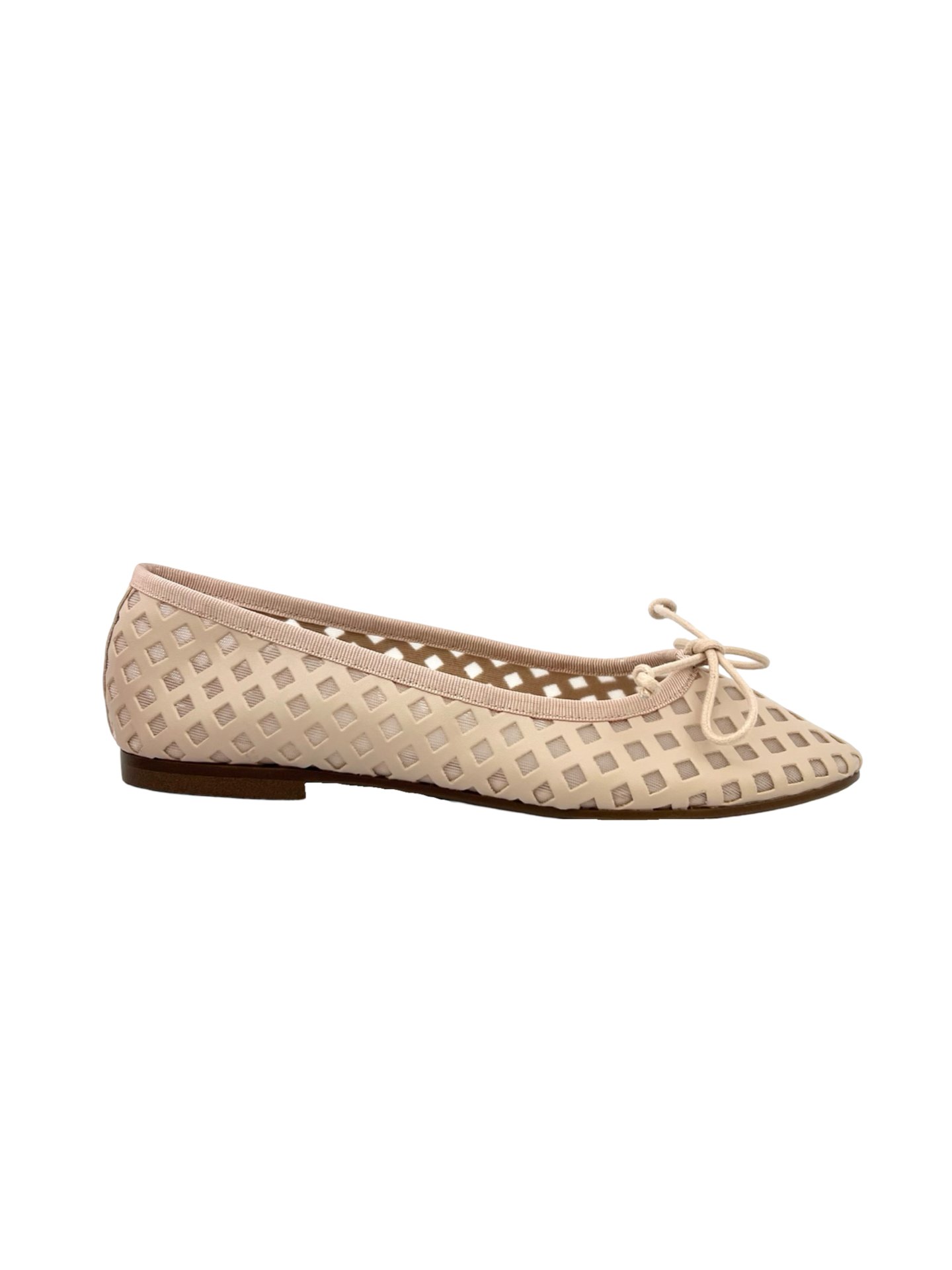 Beberlis Nude Weave Ballet Flat