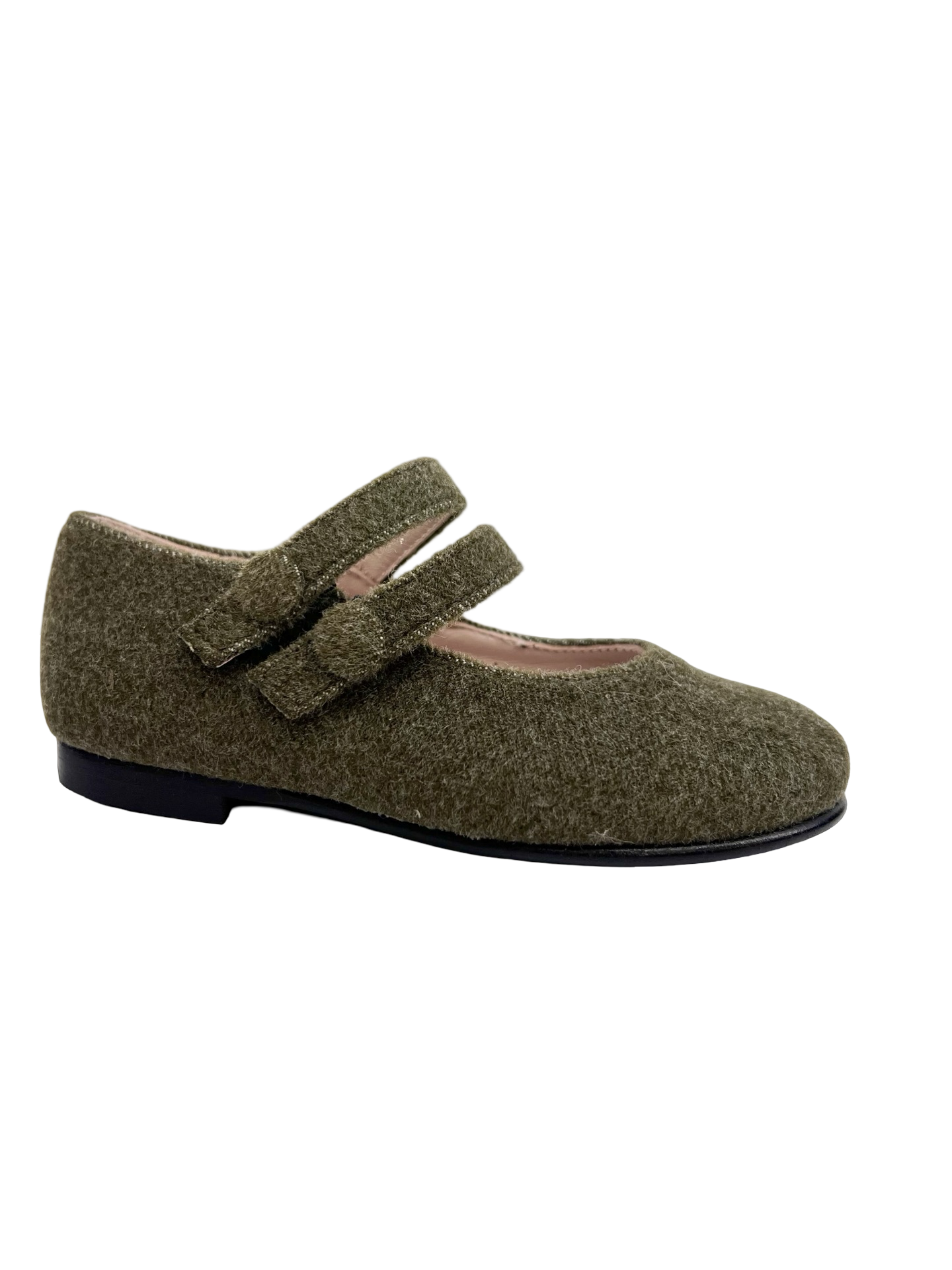 Beberlis Khaki Double Buckle Mary Jane