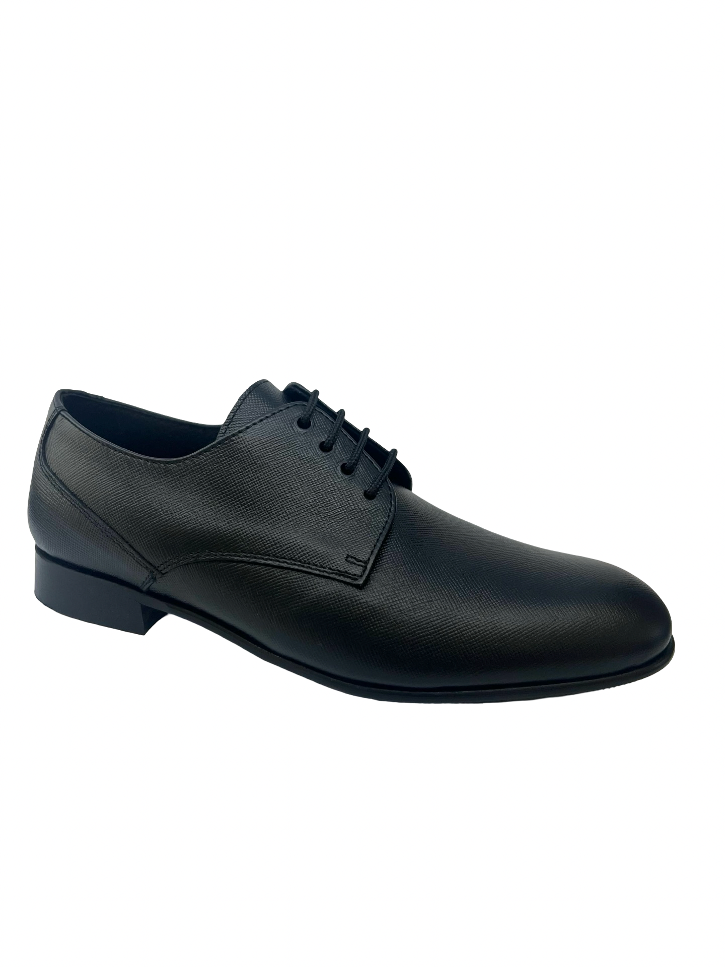 Andanines Black Textured Lace Dress Shoe