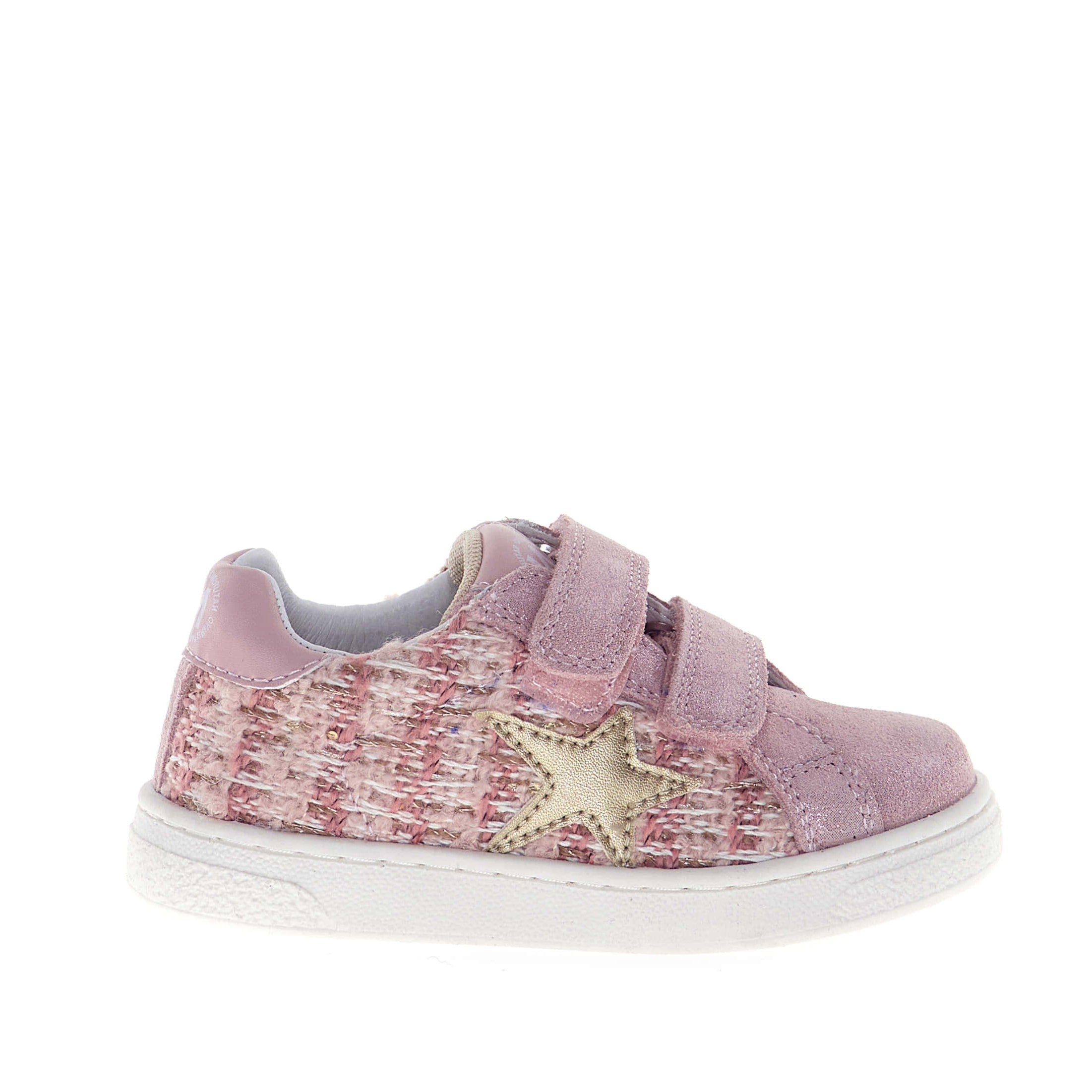 Naturino Rose Tweed Star Sneaker- Pinn