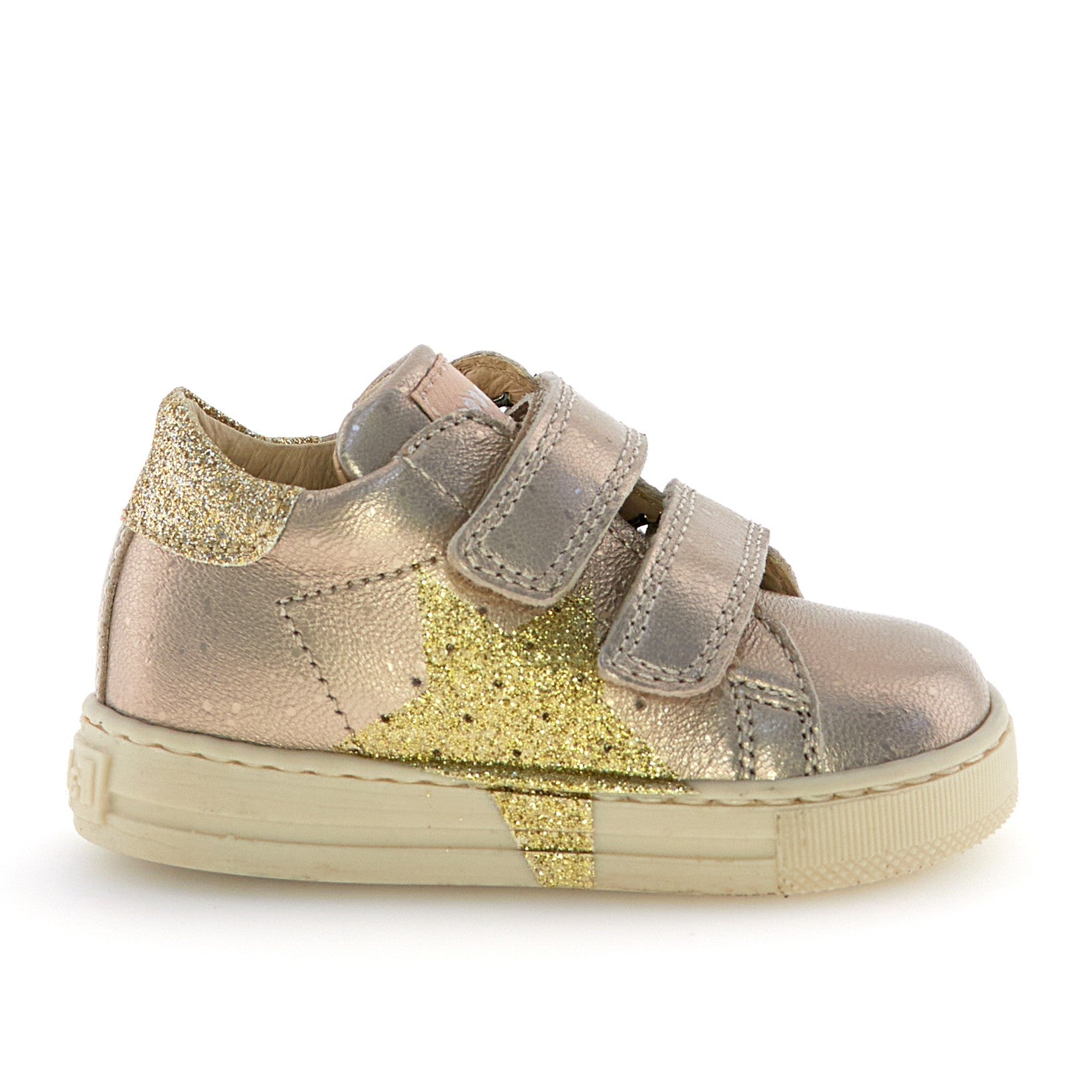 Falcotto Metallic Double Velcro Star Sneaker- Salazar