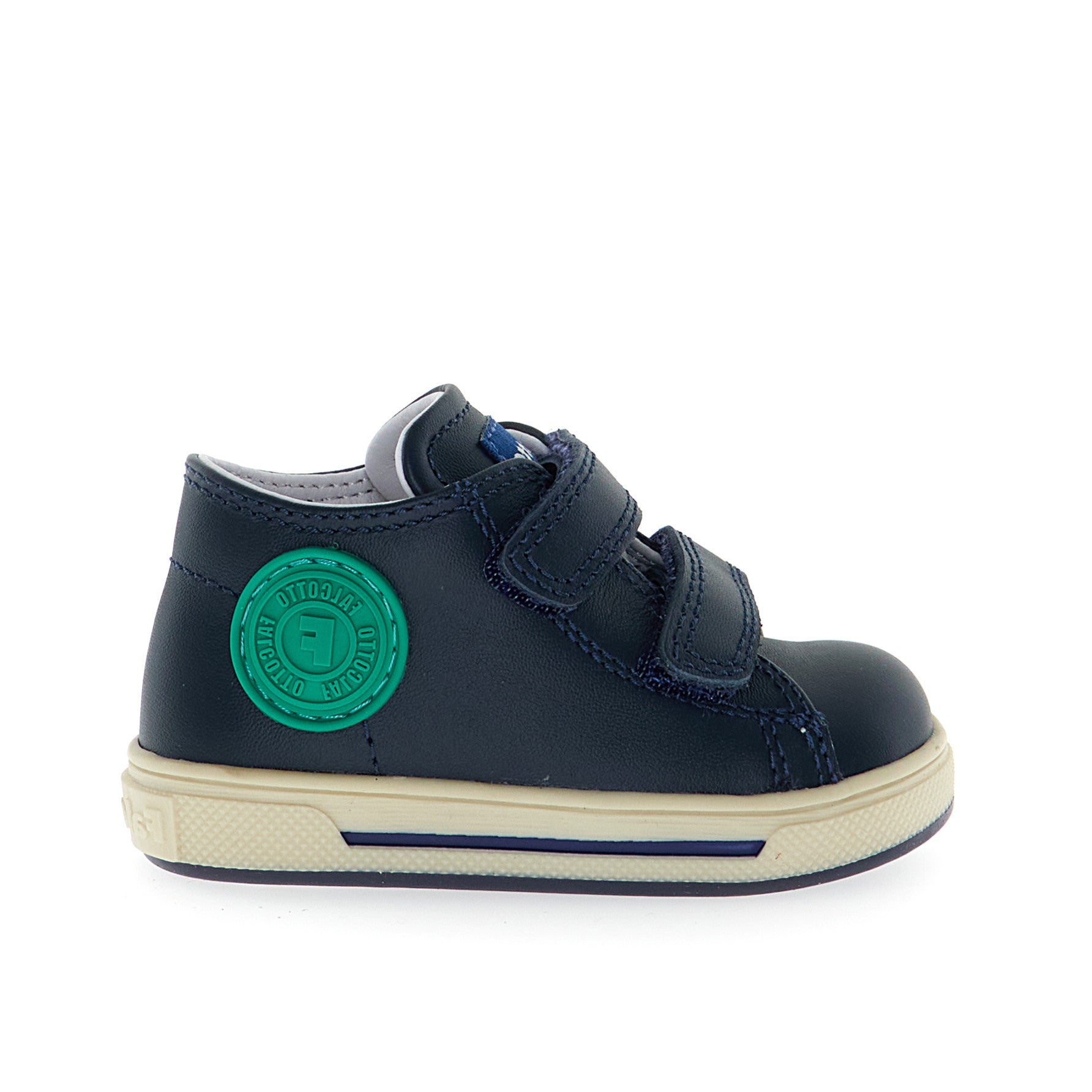 Falcotto Navy-Green Double Velcro Sneaker- Michael