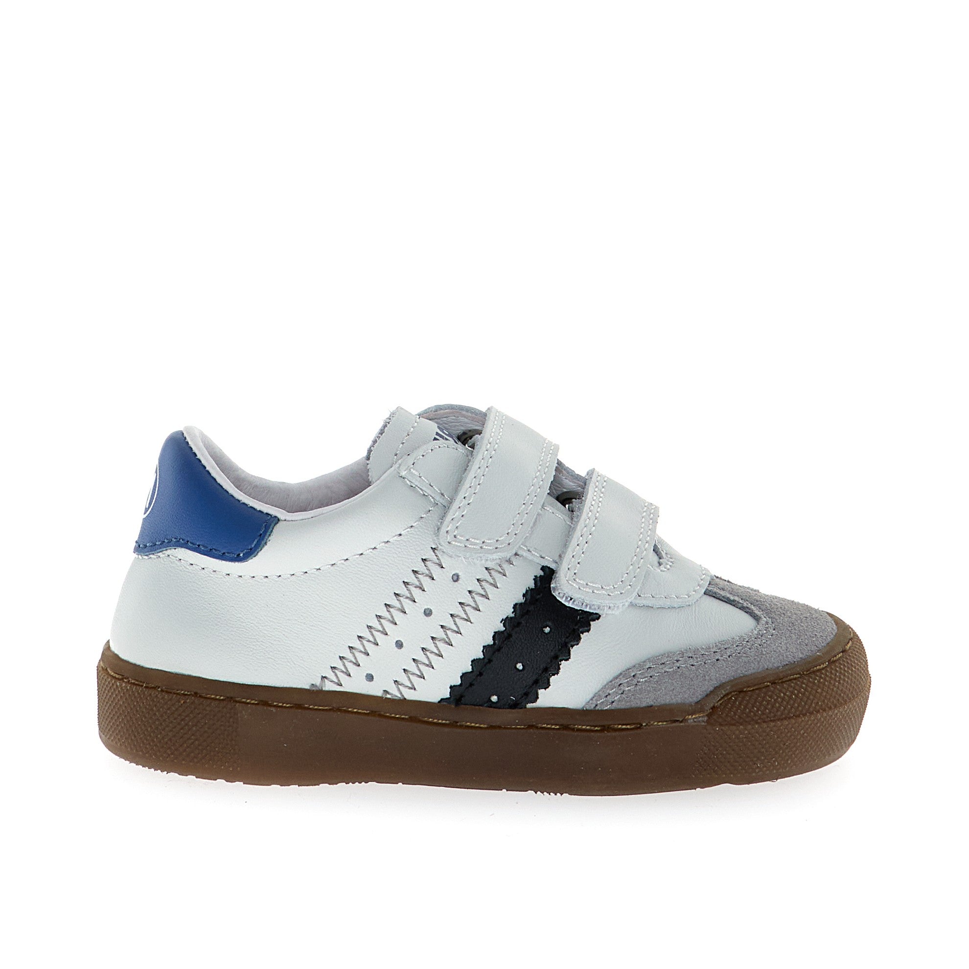 Naturino White-Black Sneaker- Riby
