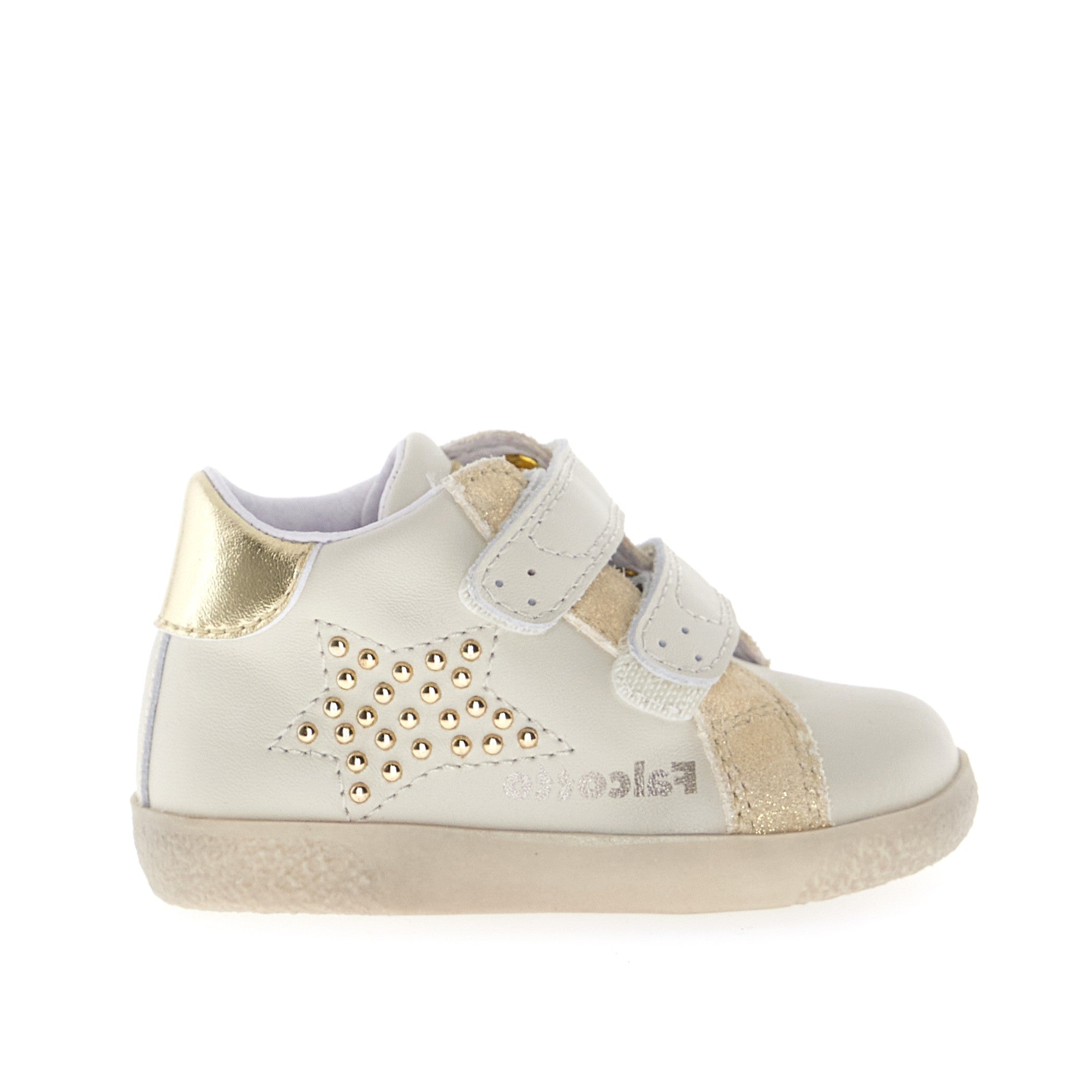 Falcotto Milk Star Studded Sneaker - Mauvis