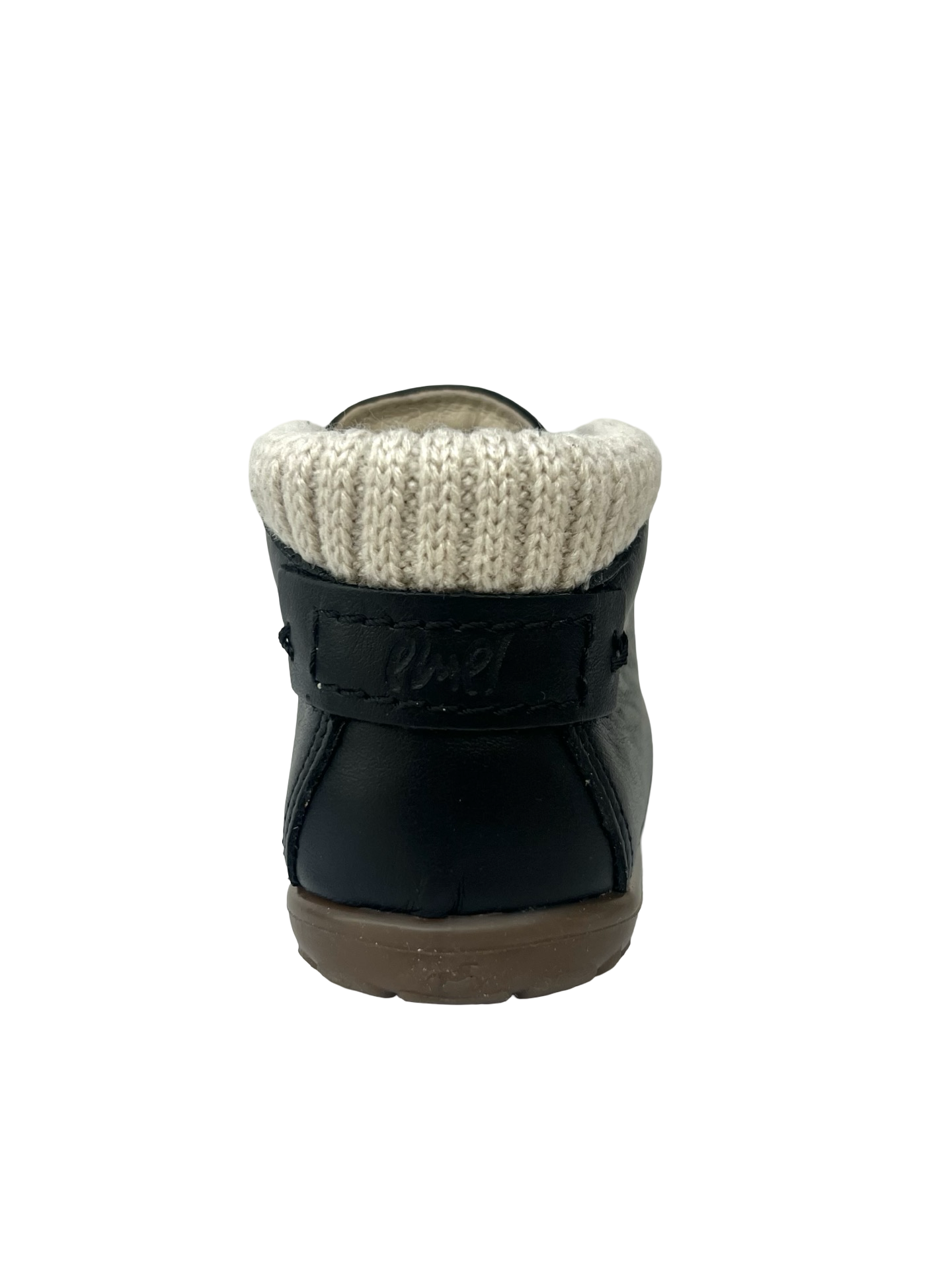 Emel Black Baby Bootie with Cuff