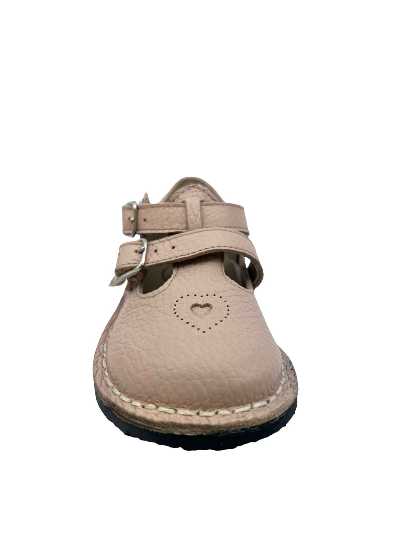Jolee Pale Pink Baby Shoe with Perf Detail