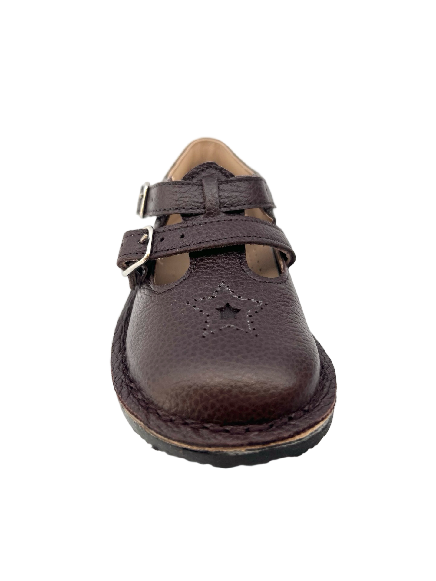 Jolee Brown Baby Shoe with Perf Detail