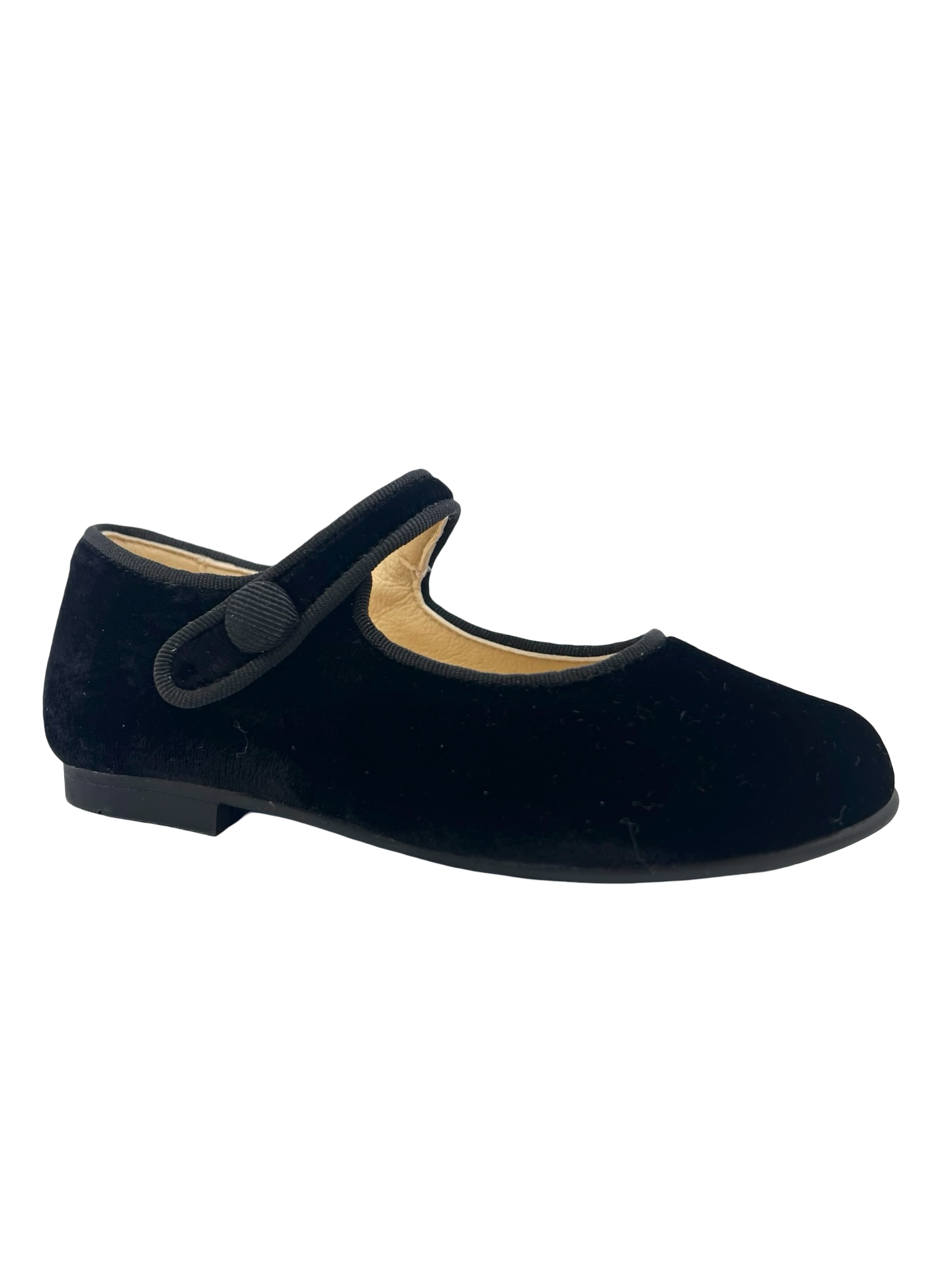 Andanines Black Velvet Mary Jane