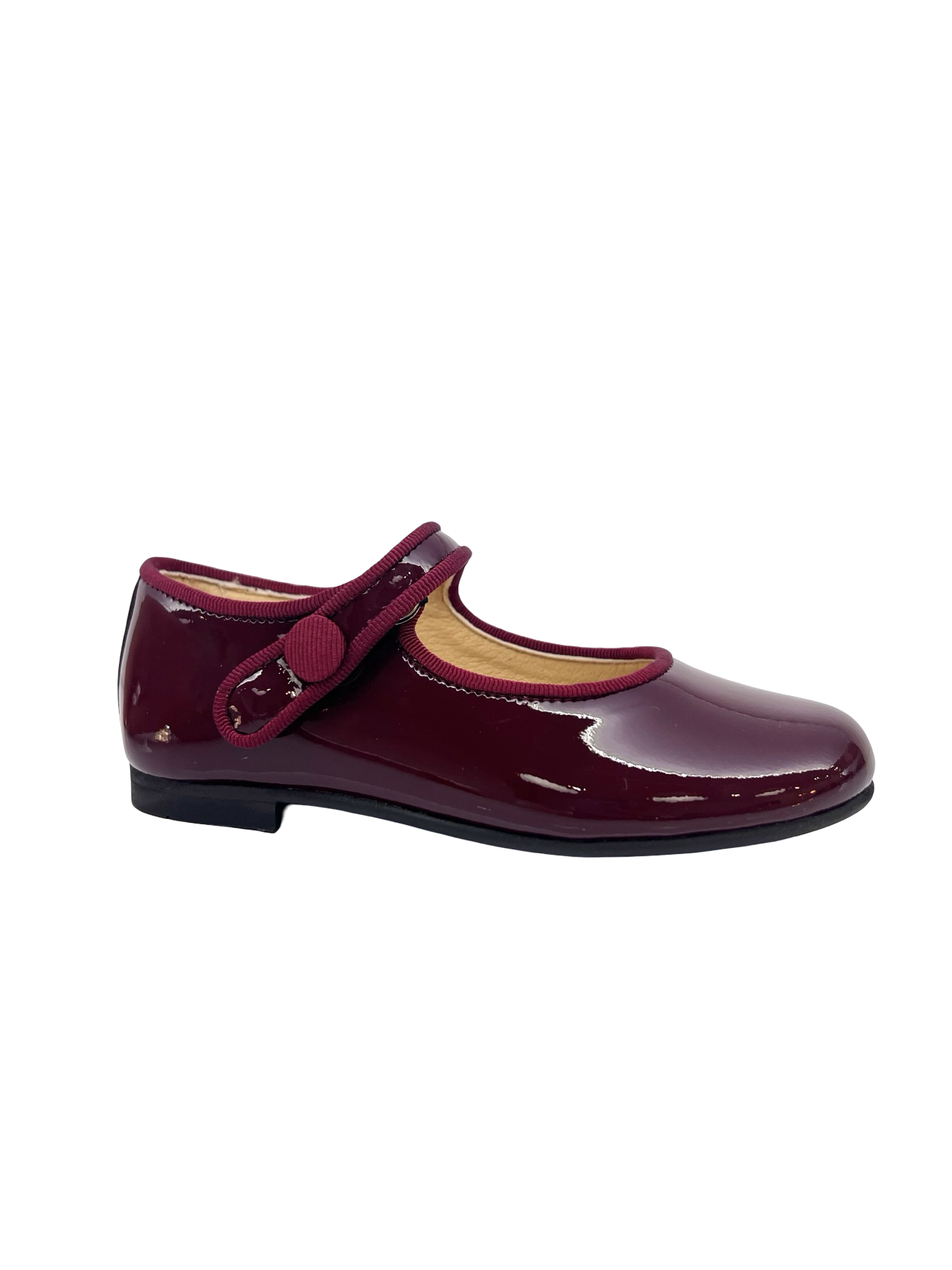 Andanines Bordeaux Patent Mary Jane