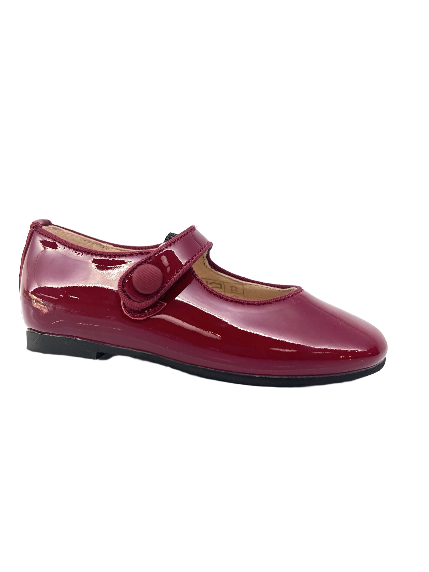 Carra Rietti Burgundy Patent Mary Jane